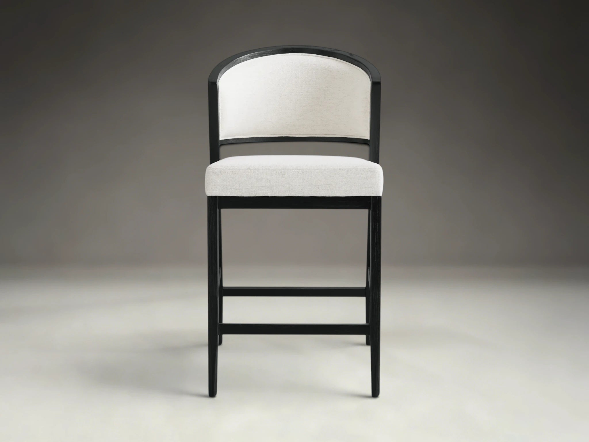 Aimay Upholstered Back Armless Counter Stool