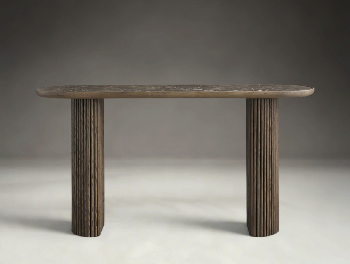 Avero Fluted Console Table