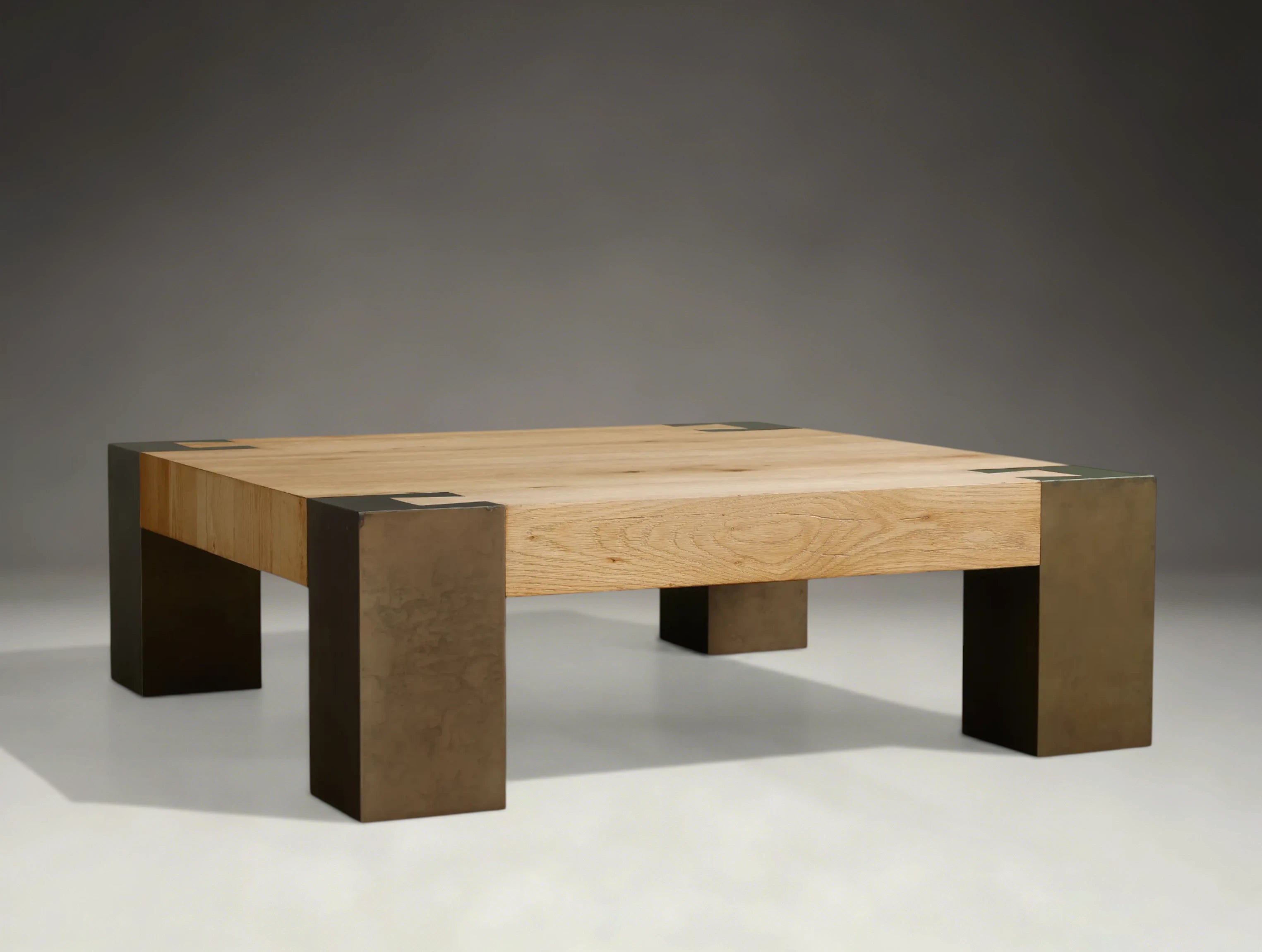 Timber Block Square Coffee Table