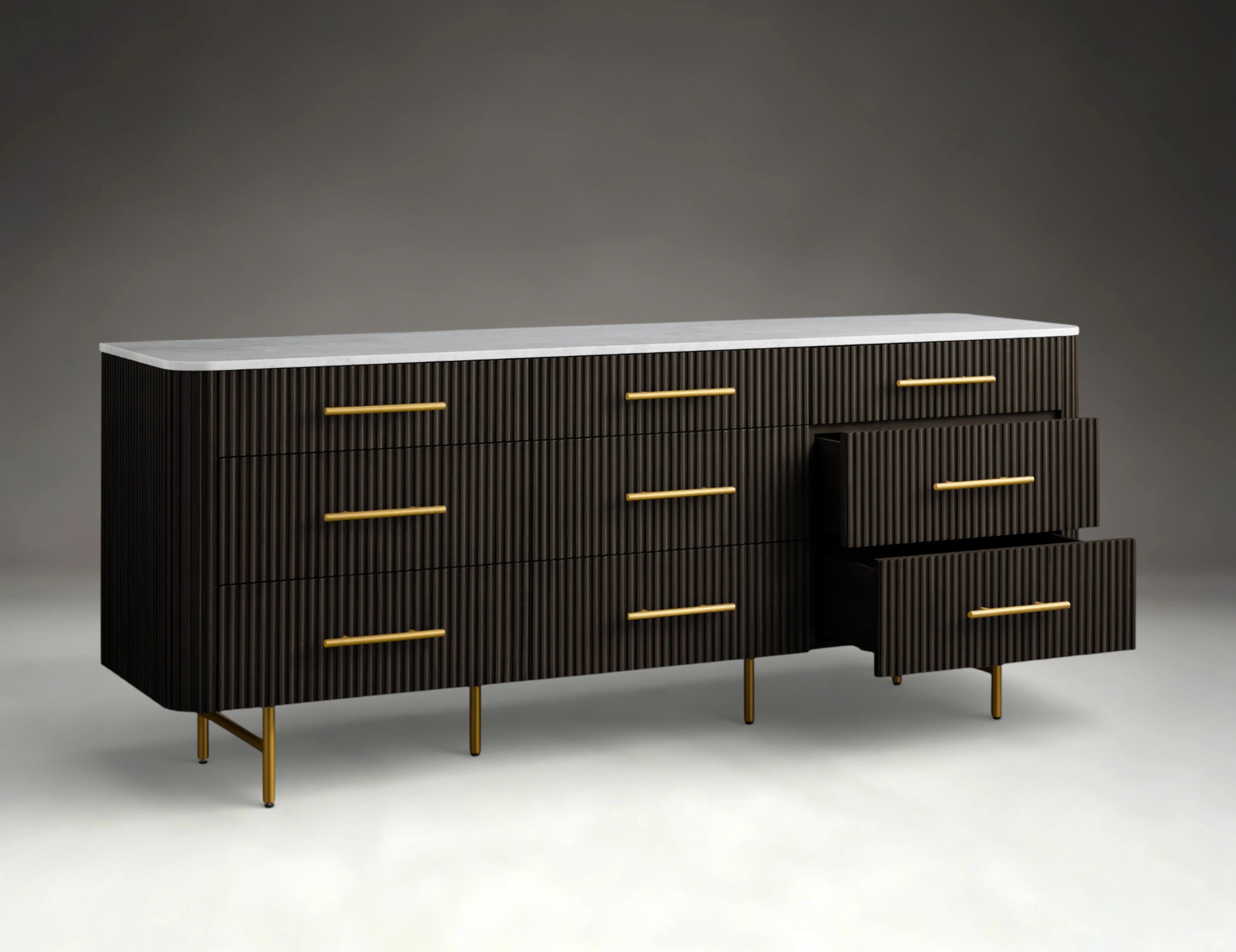 Pinecrest Nine-Drawer Dresser