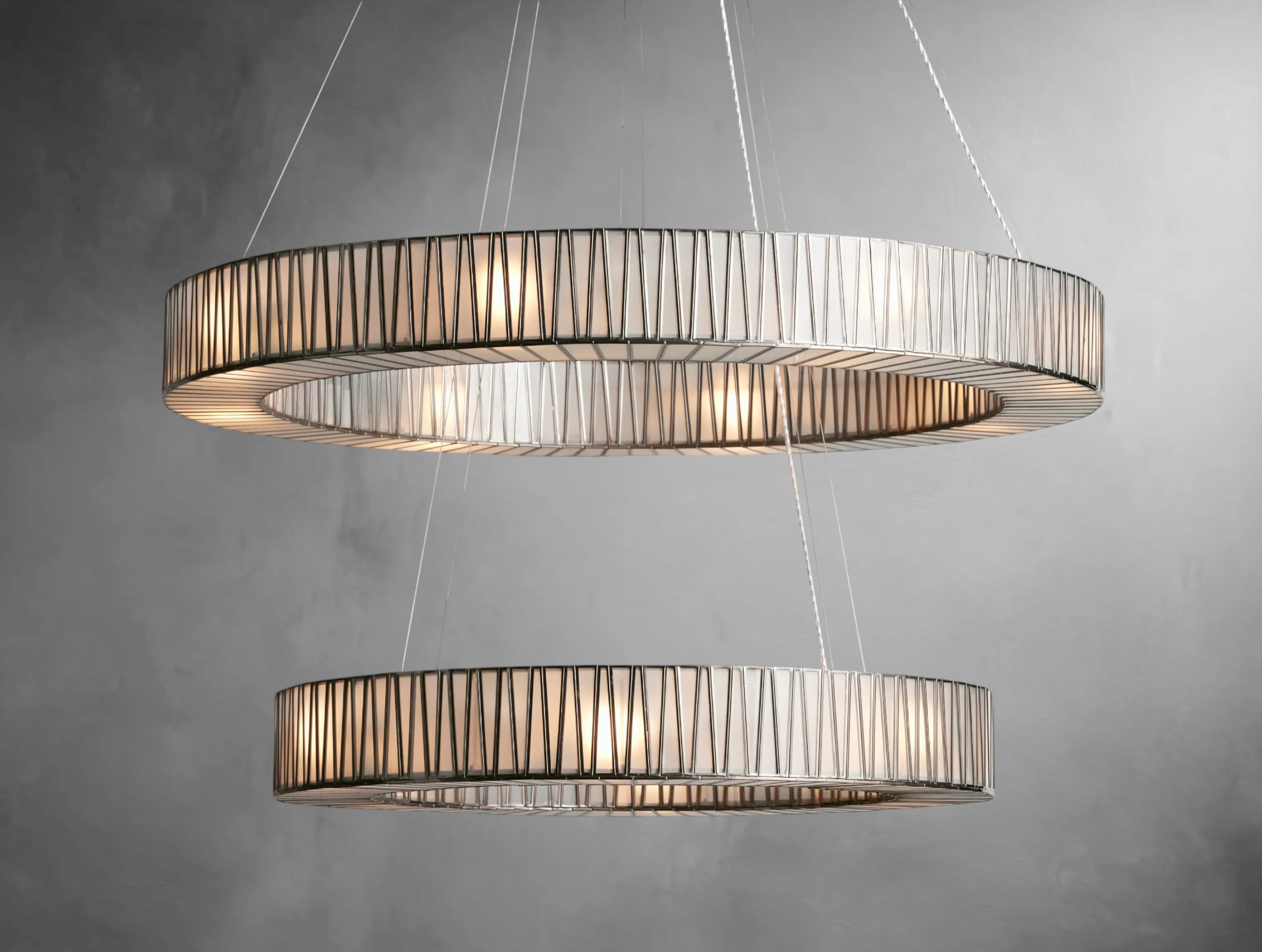 Jannet 2-Tier Round Chandelier