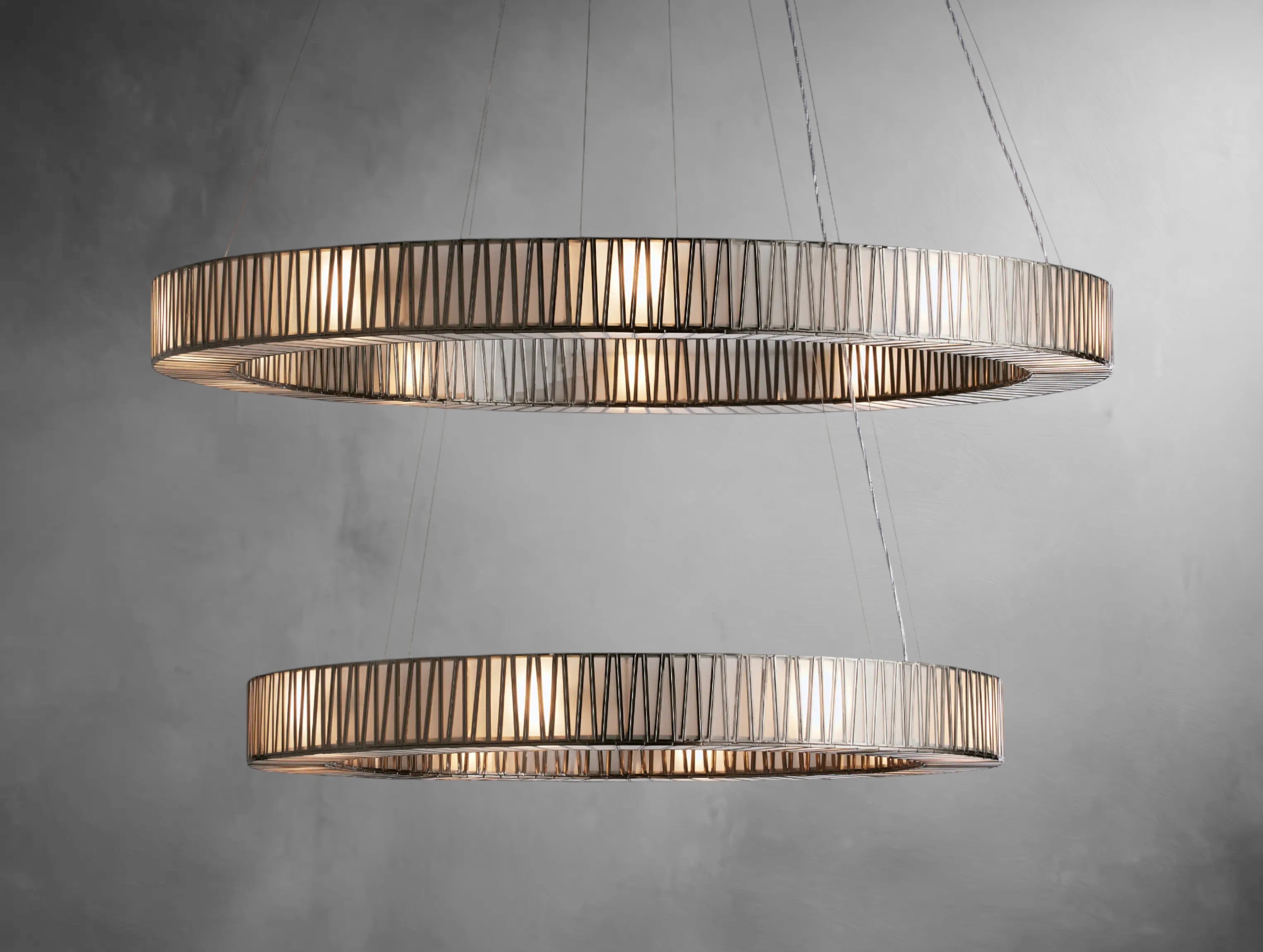 Jannet 2-Tier Round Chandelier