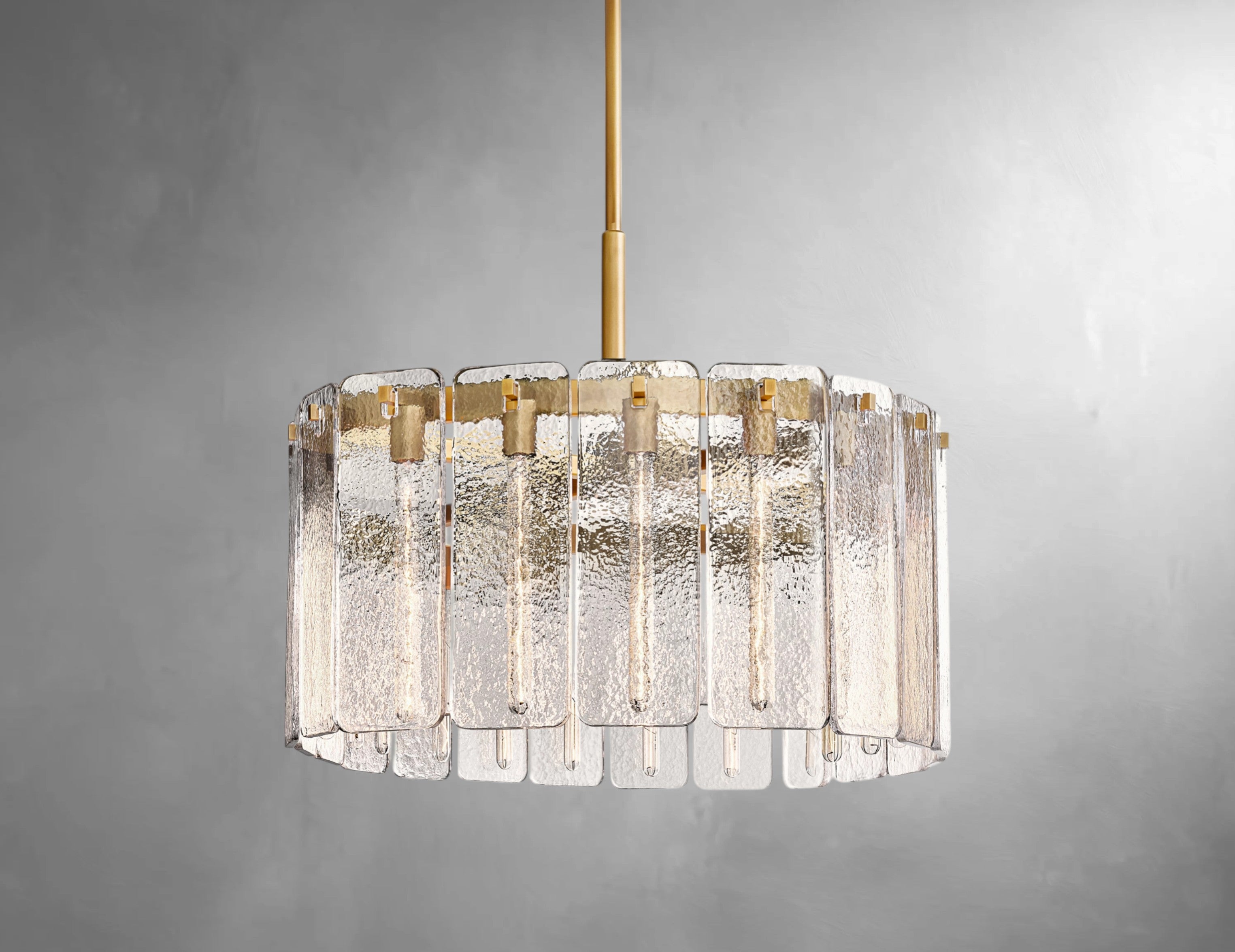 karamatte Glass Round Chandelier