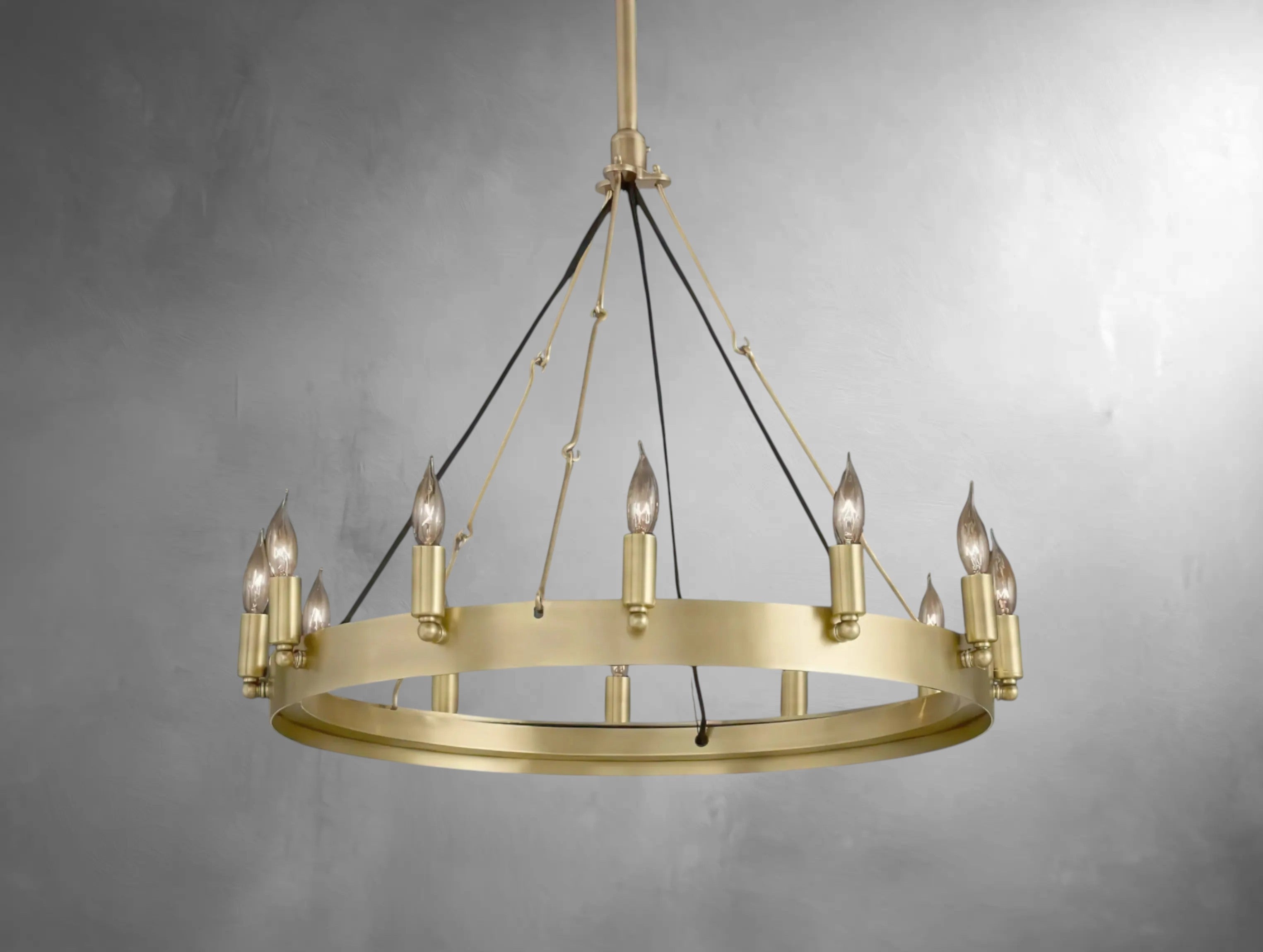 Kemion Vintage Filament Round Chandelier