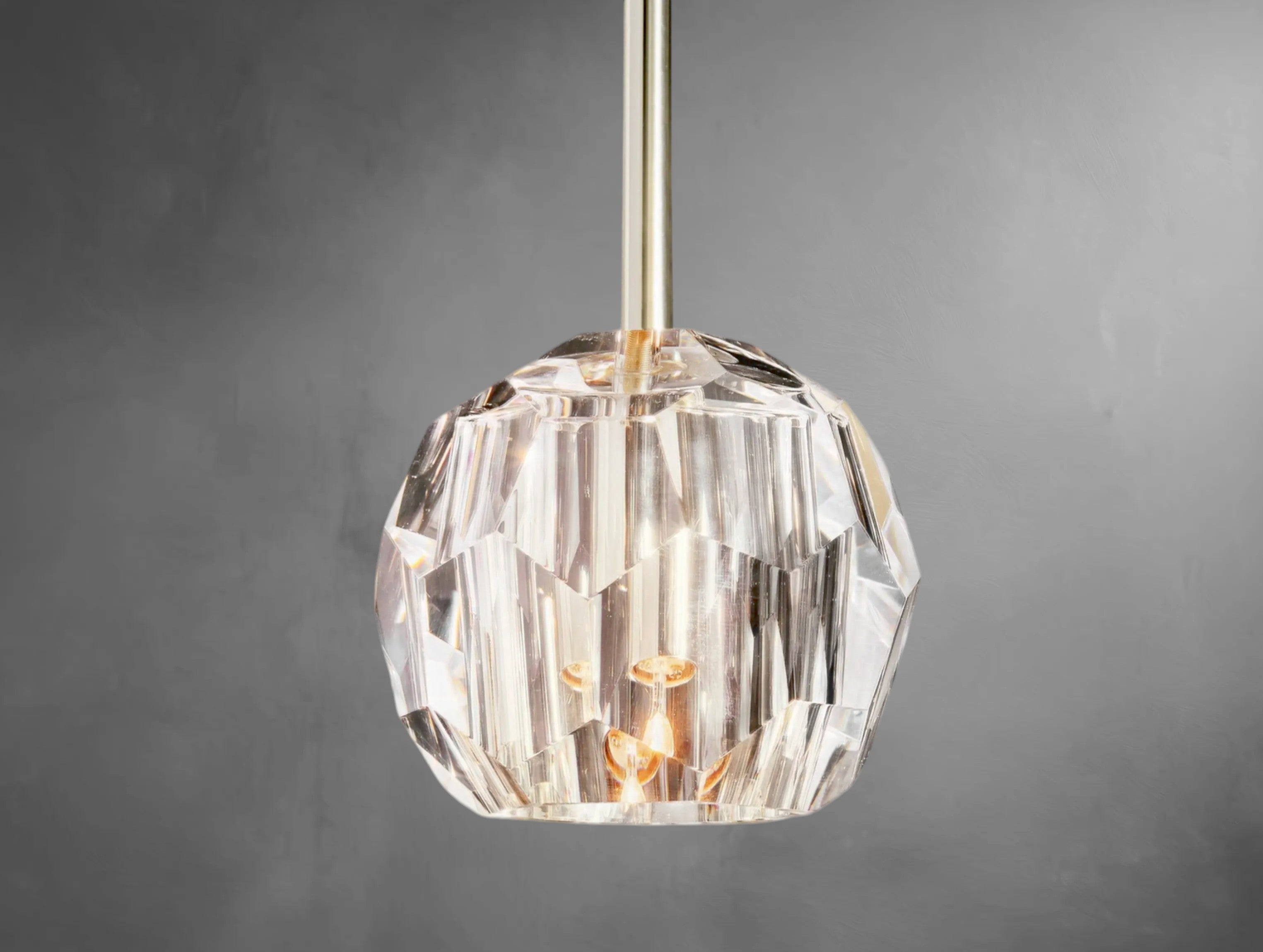 Faceted Crystal Rod Pendant