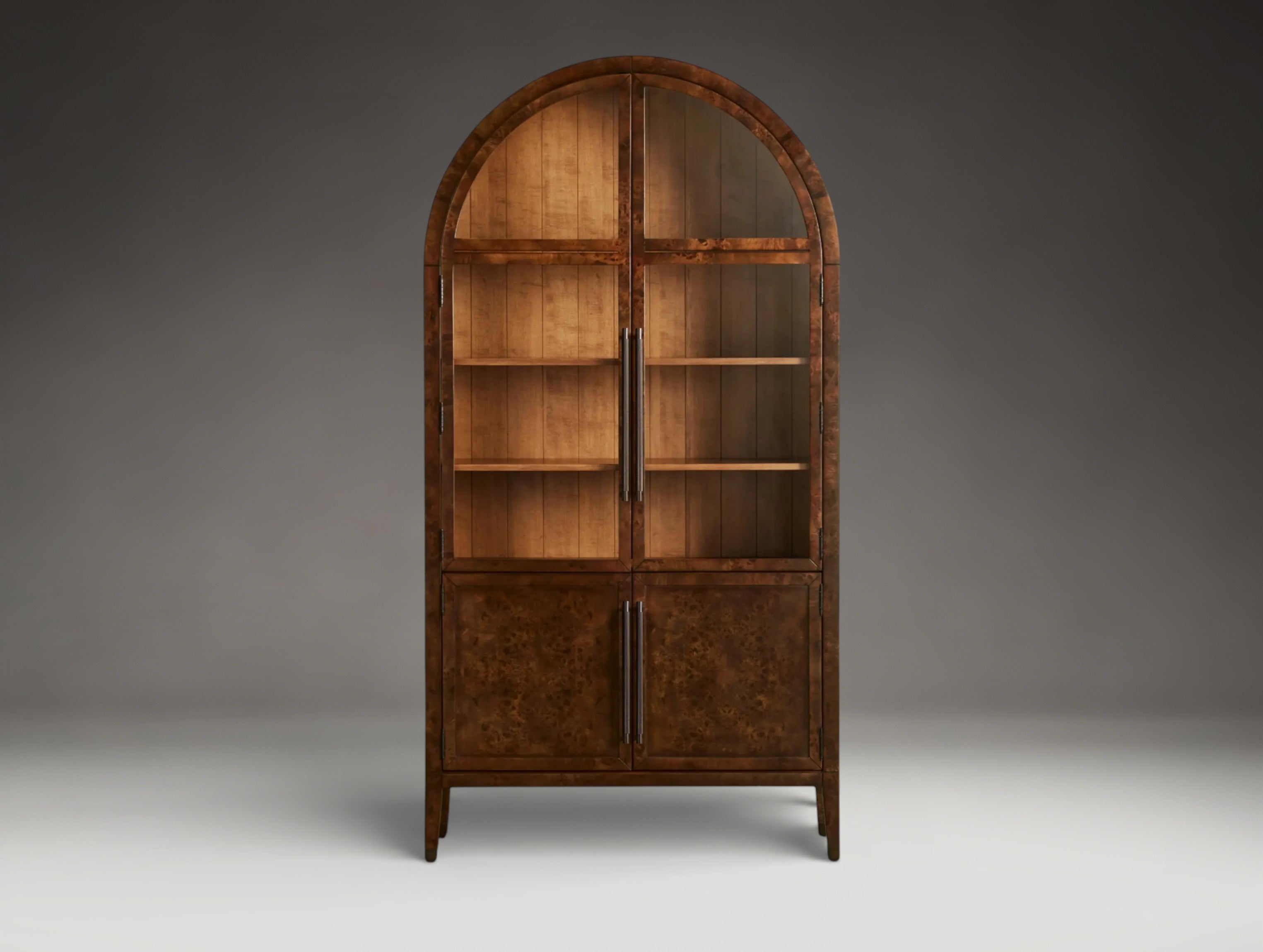 Harlan Burl Glass Cabinet