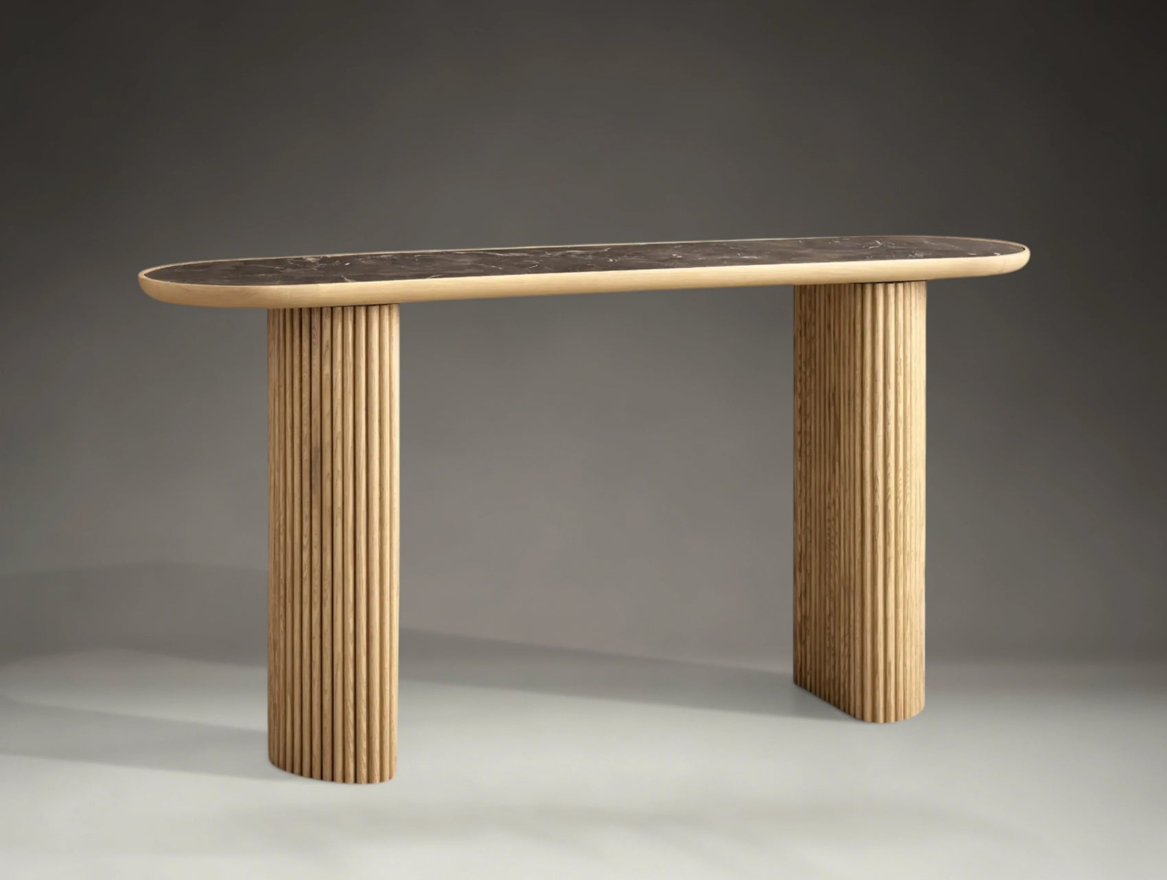 Avero Fluted Console Table