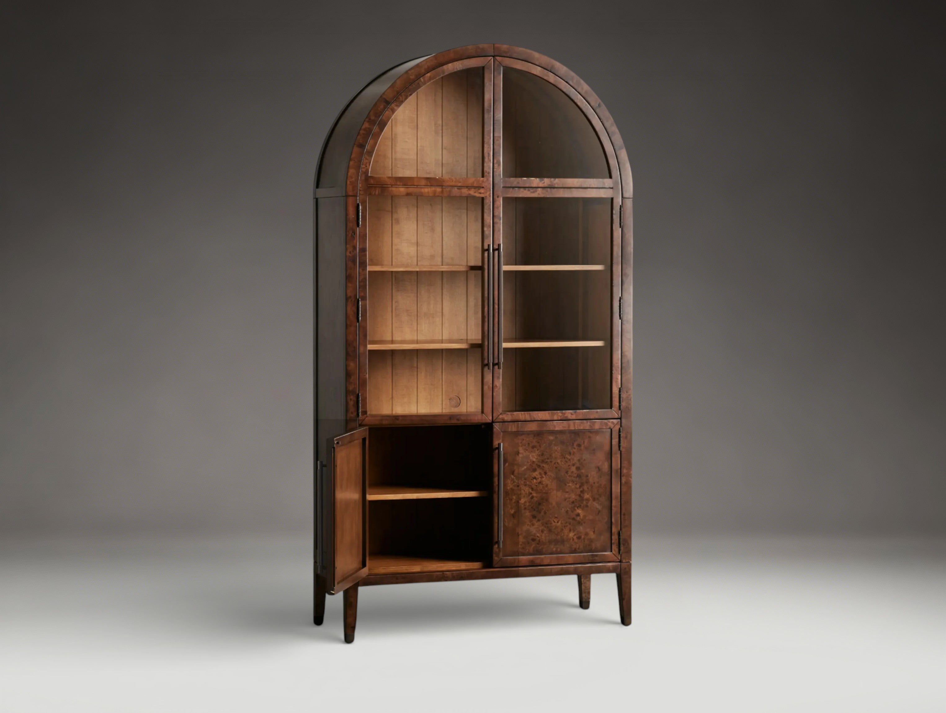 Harlan Burl Glass Cabinet