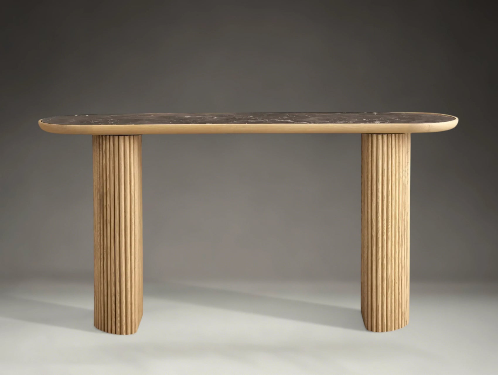 Avero Fluted Console Table
