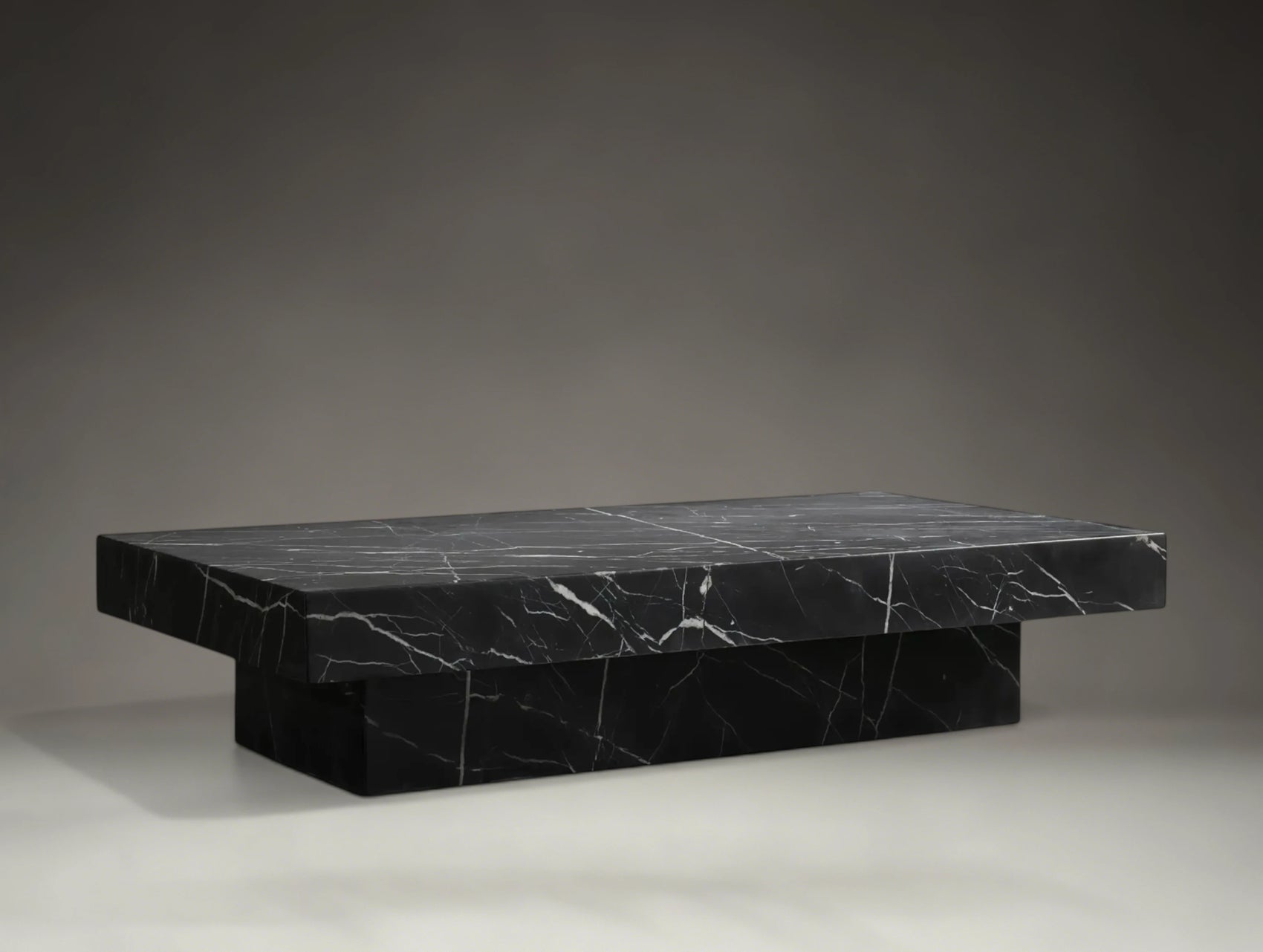 Burlwood Stone Coffee Table