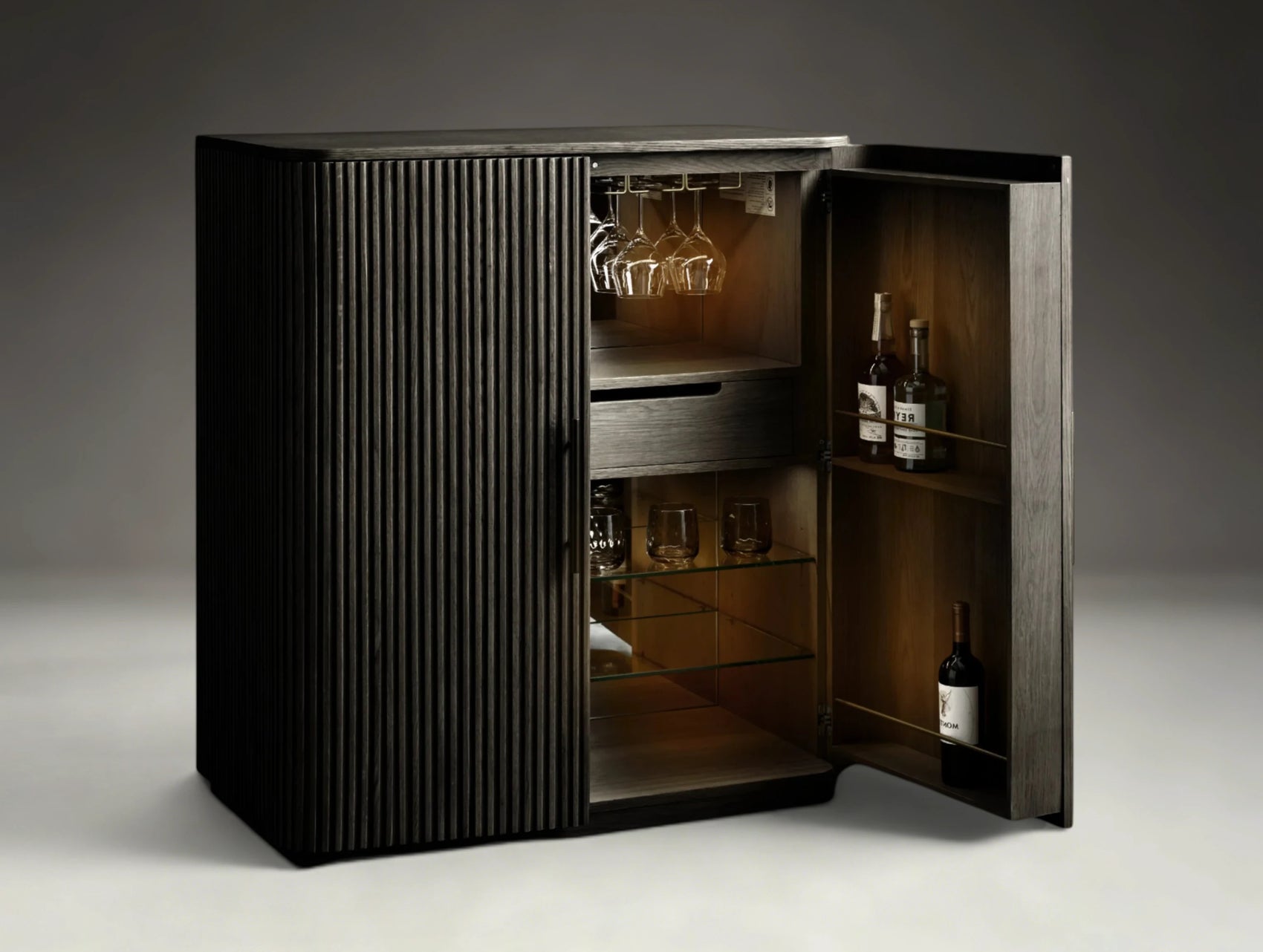 Pinecrest Wood Bar Cabinet