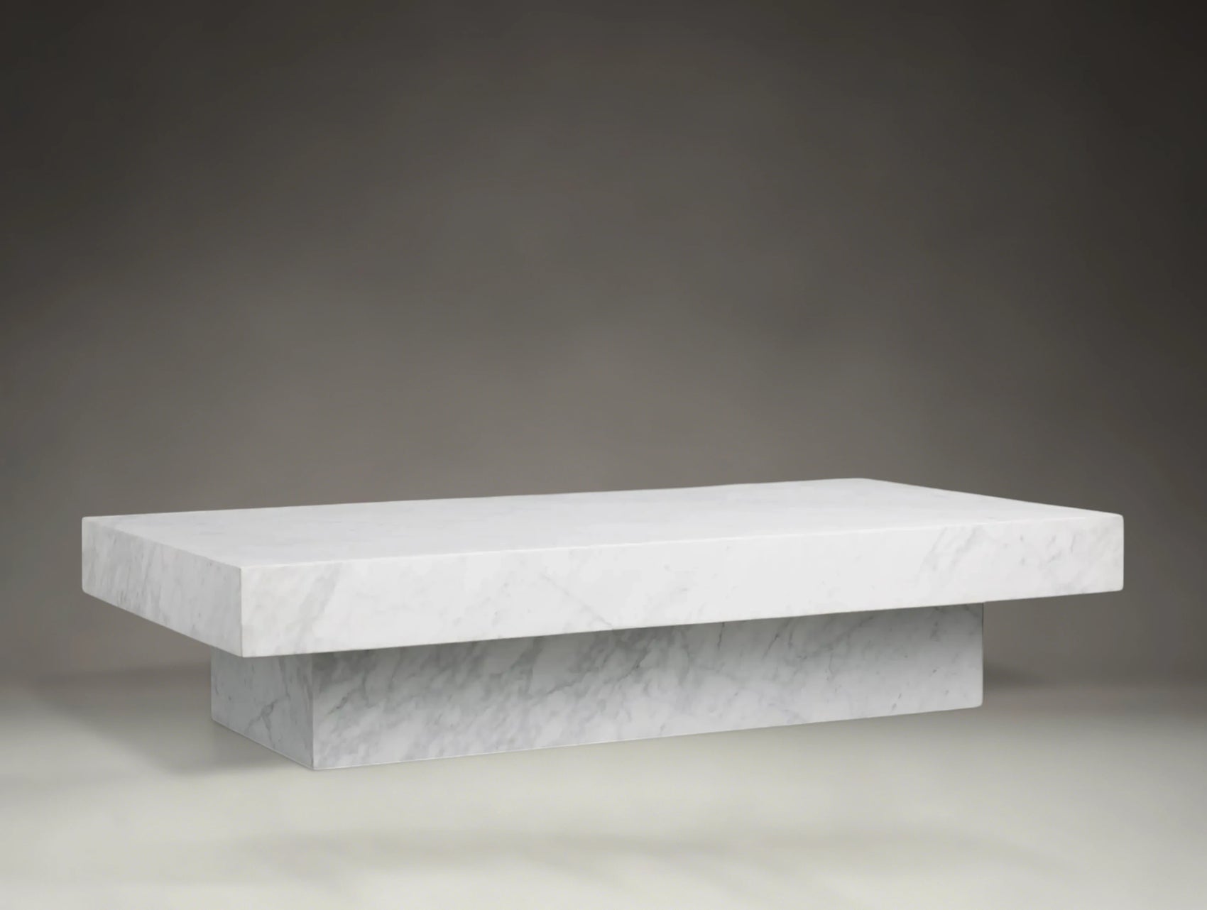 Burlwood Stone Coffee Table