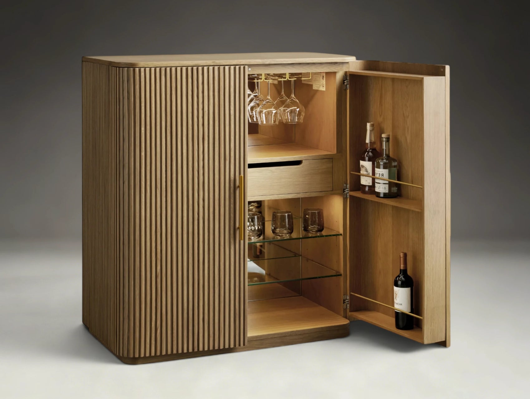 Pinecrest Wood Bar Cabinet