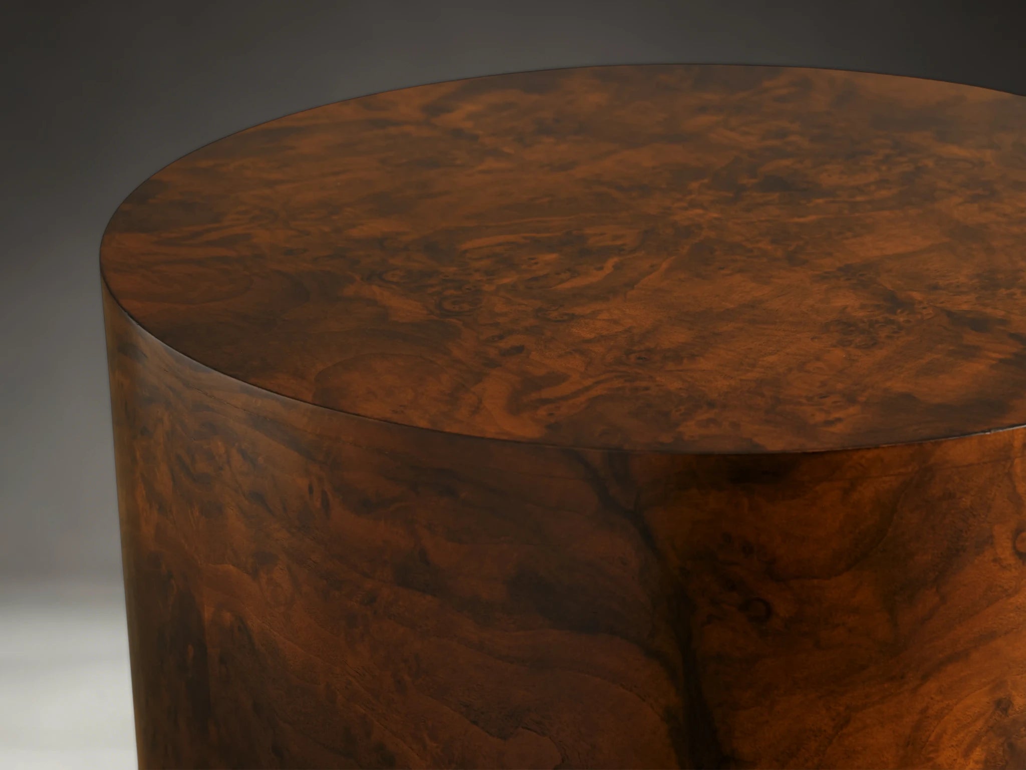 Burlwood Burl End Table