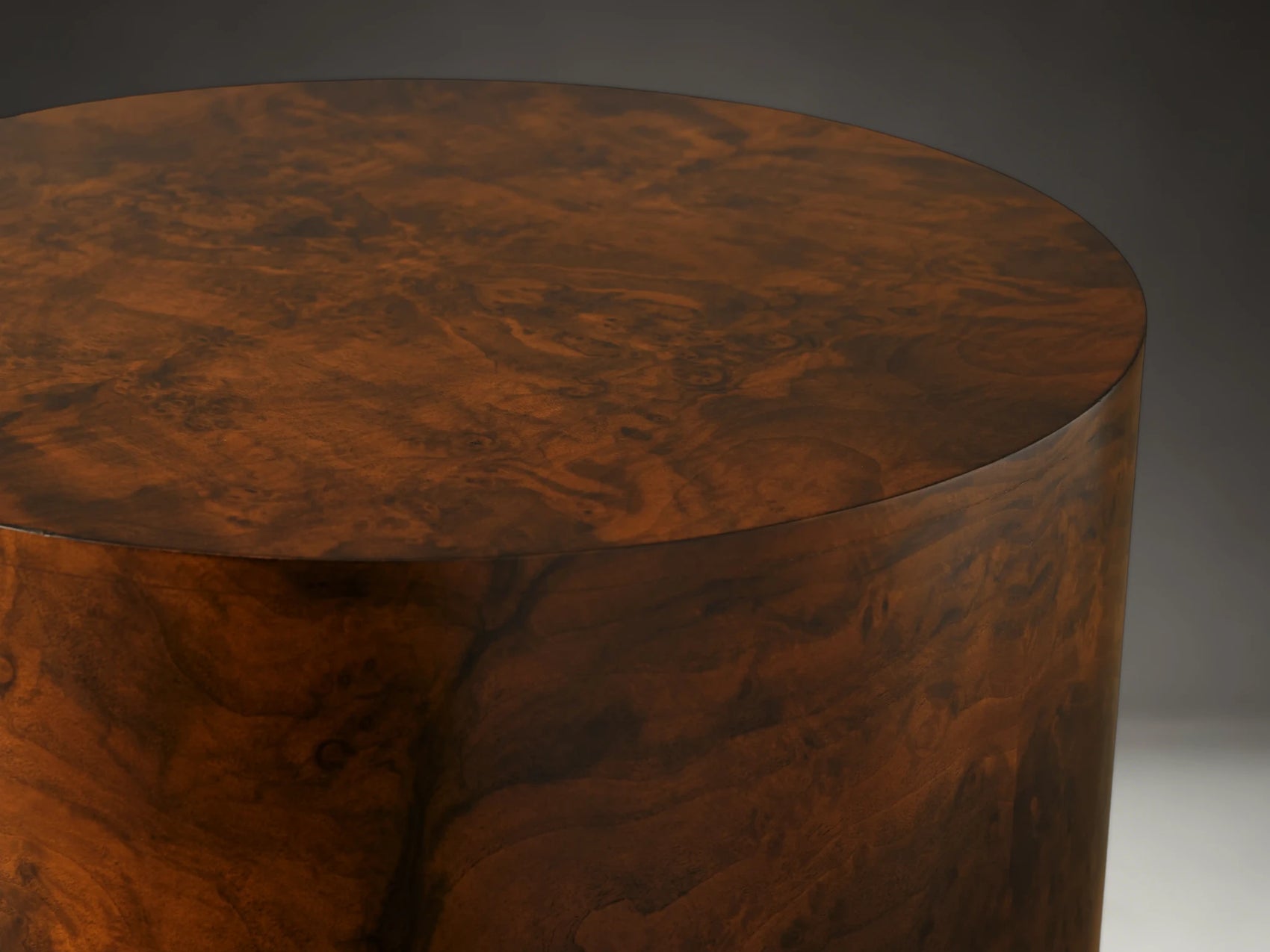 Burlwood Burl End Table