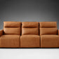 Roland Leather Three-Piece Motion Corner Sectional Sofa