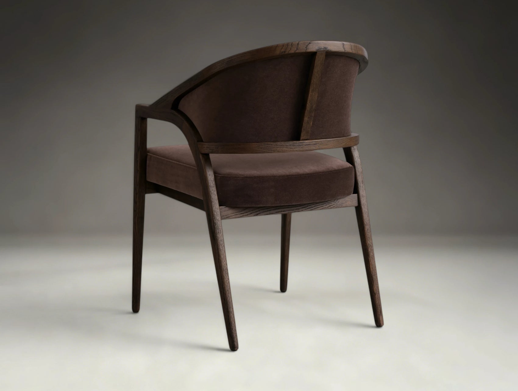 Aimay Upholstered Back Dining Arm Chair