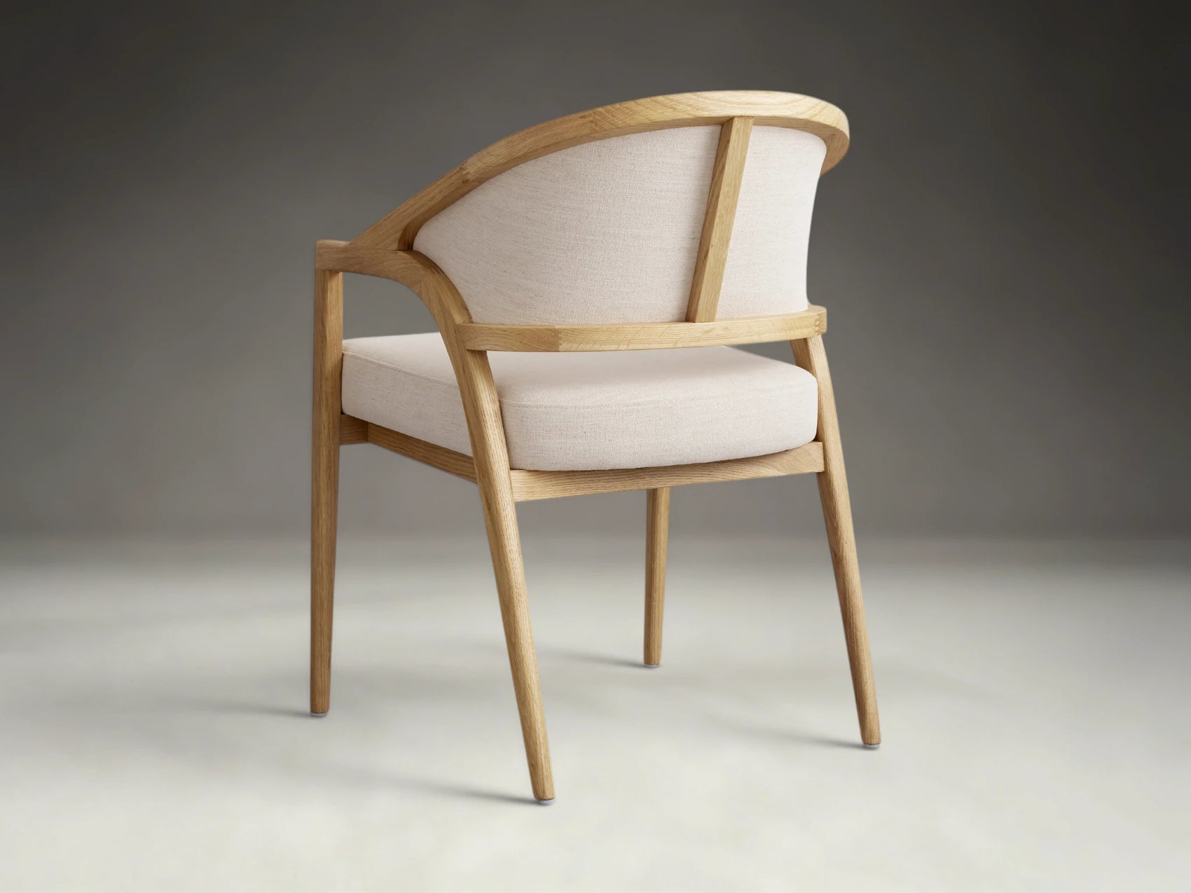 Aimay Upholstered Back Dining Arm Chair
