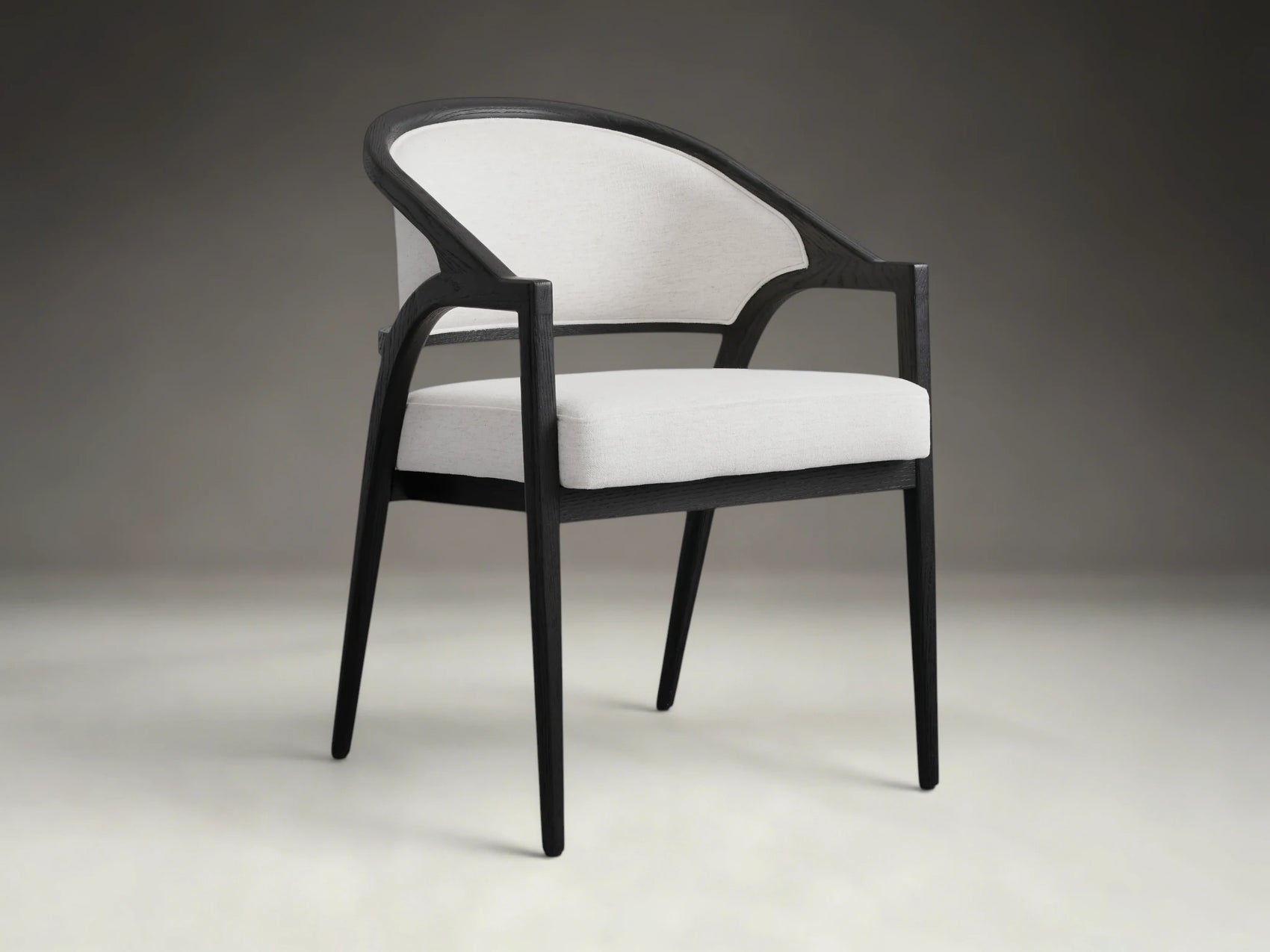 Aimay Upholstered Back Dining Arm Chair