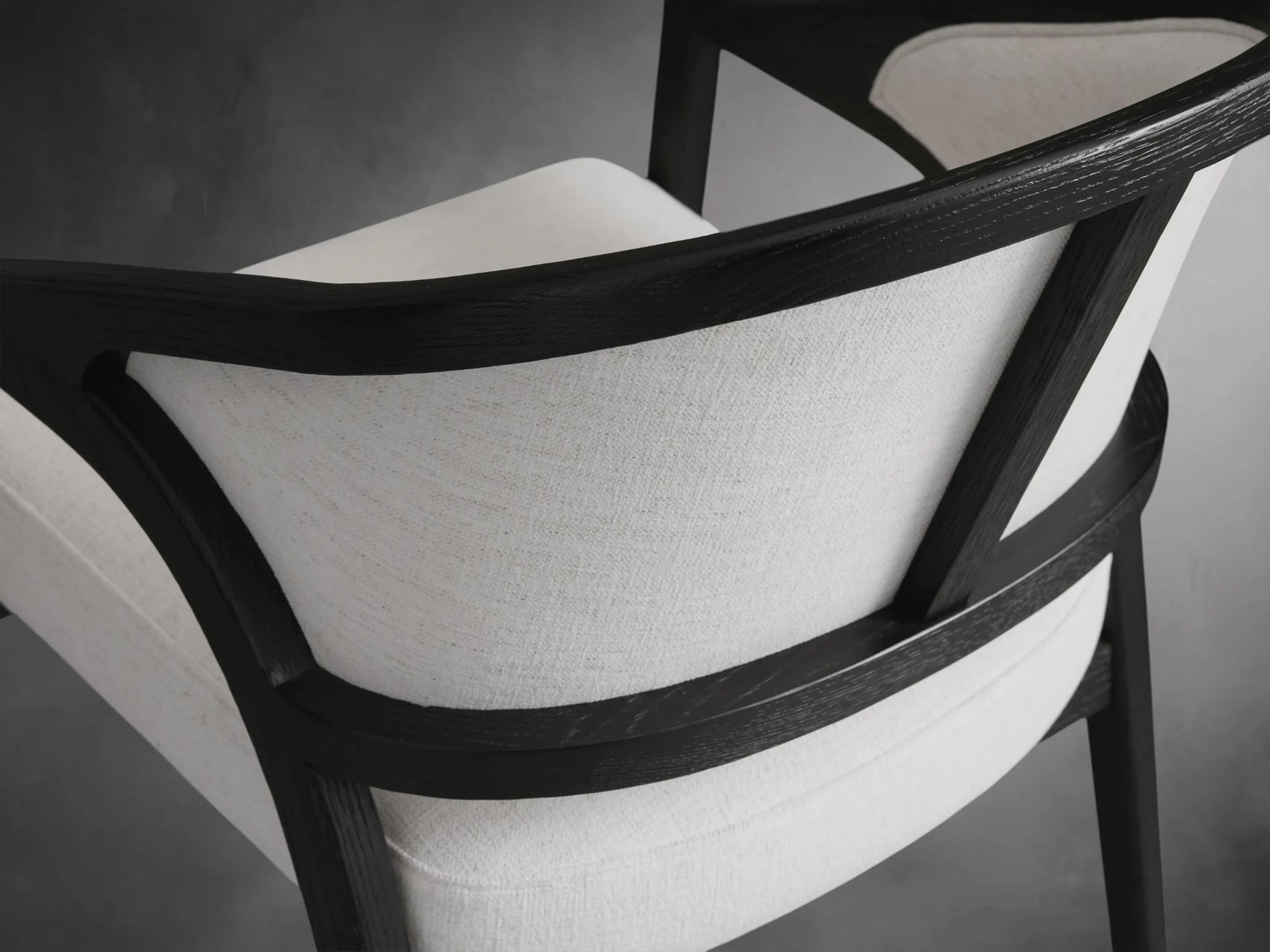 Aimay Upholstered Back Dining Arm Chair