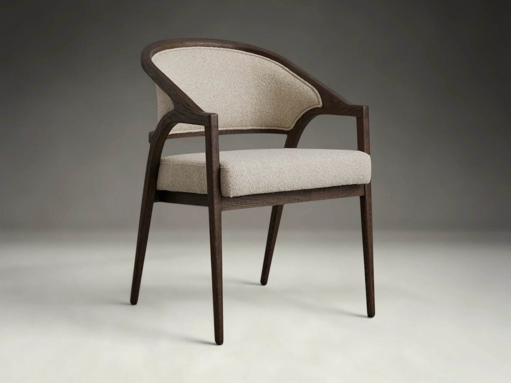 Aimay Upholstered Back Dining Arm Chair
