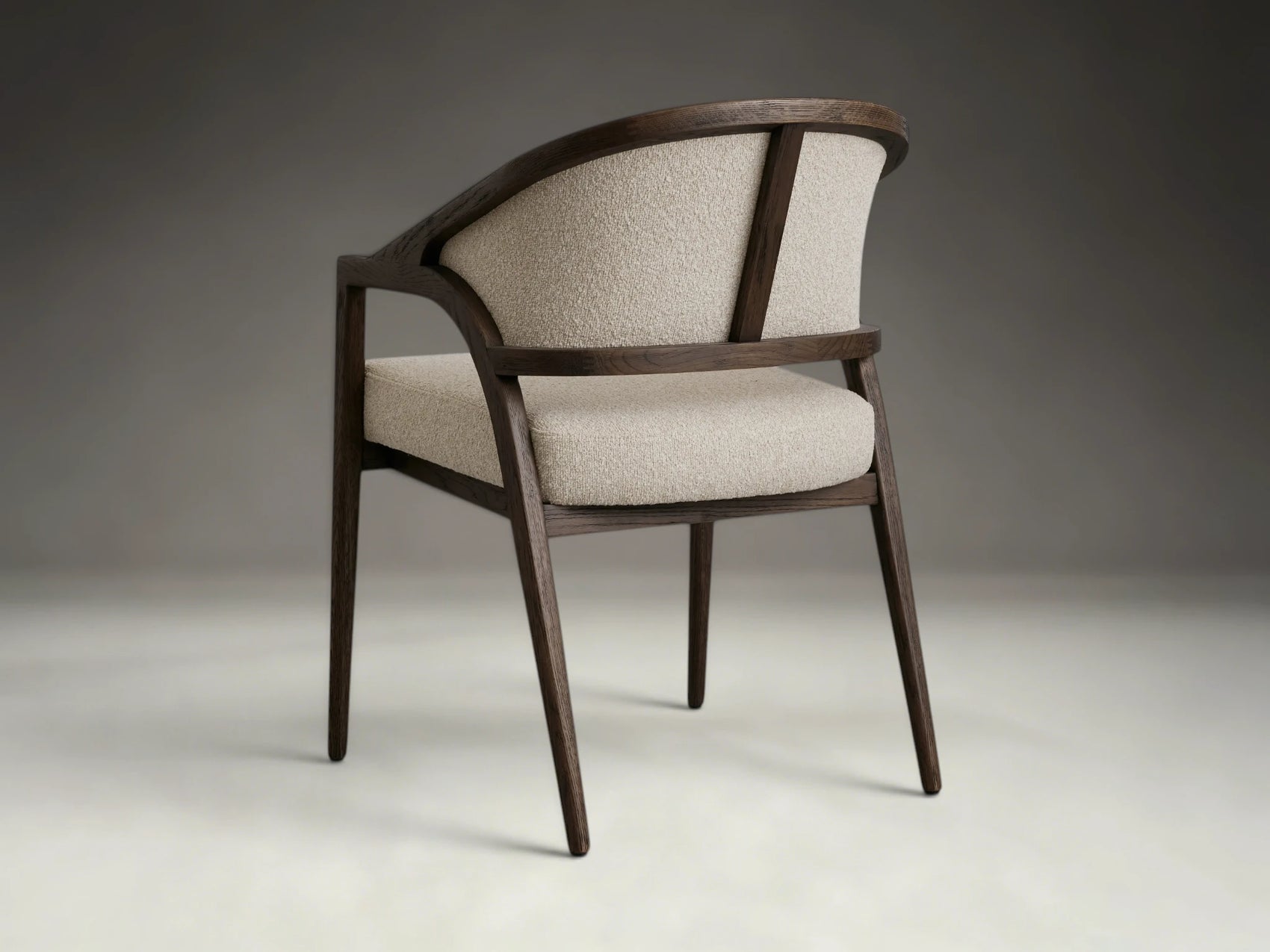 Aimay Upholstered Back Dining Arm Chair