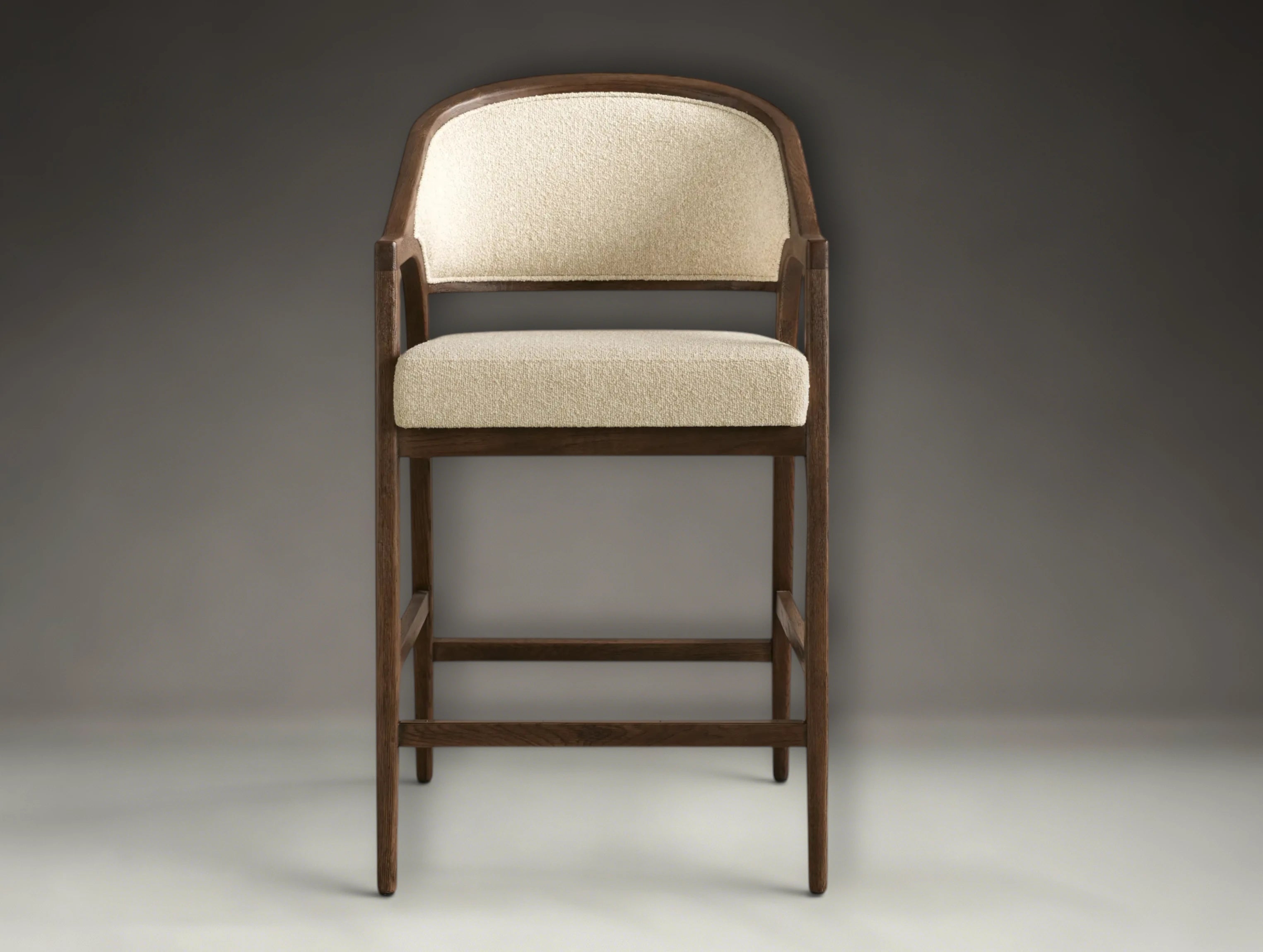 Aimay Upholstered Back Counter Stool