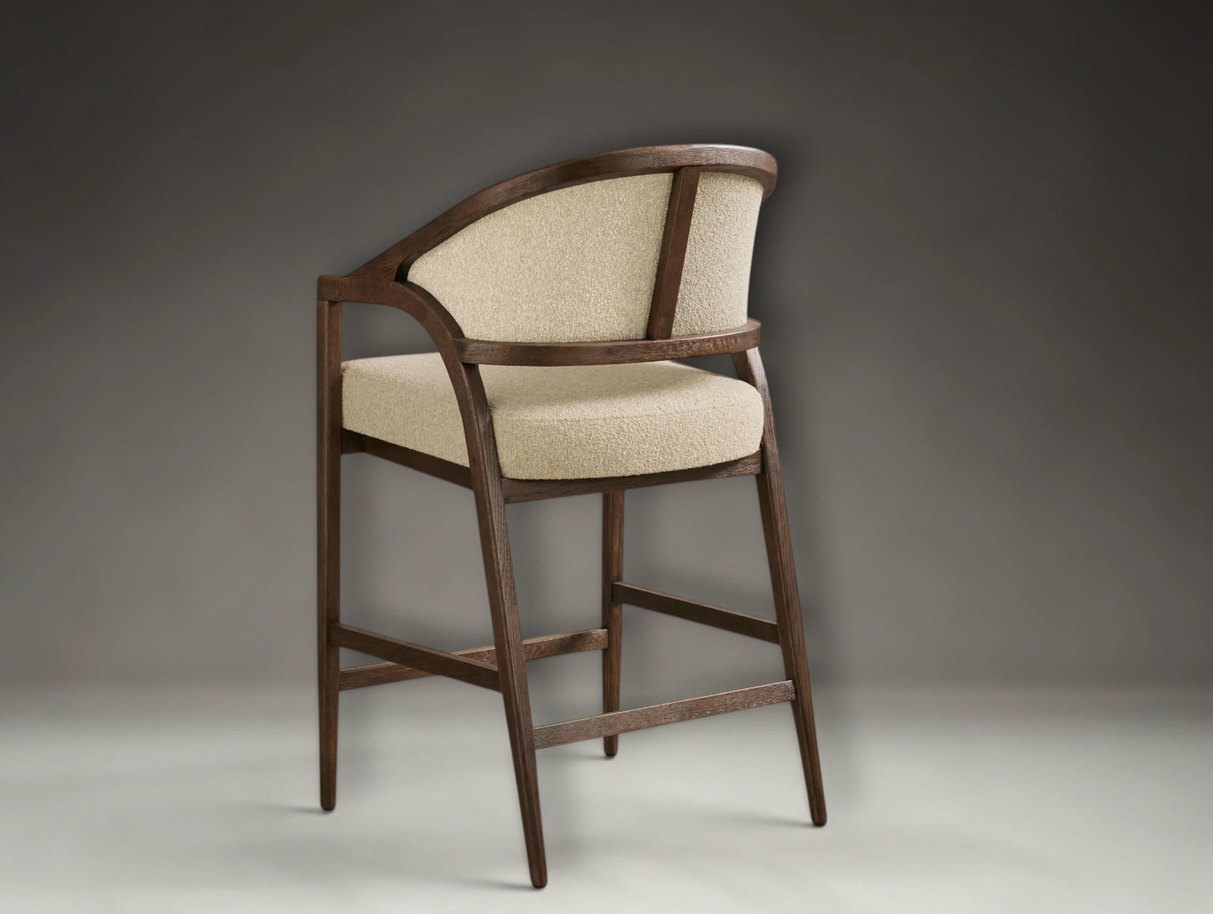 Aimay Upholstered Back Counter Stool