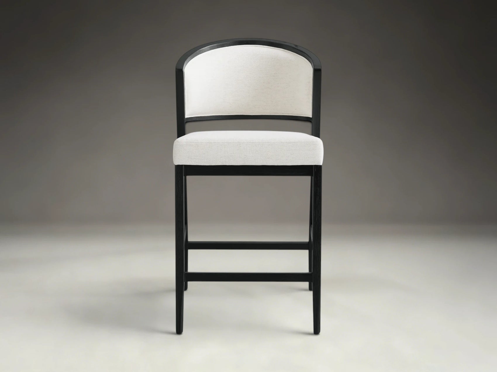 Aimay Upholstered Back Armless Counter Stool