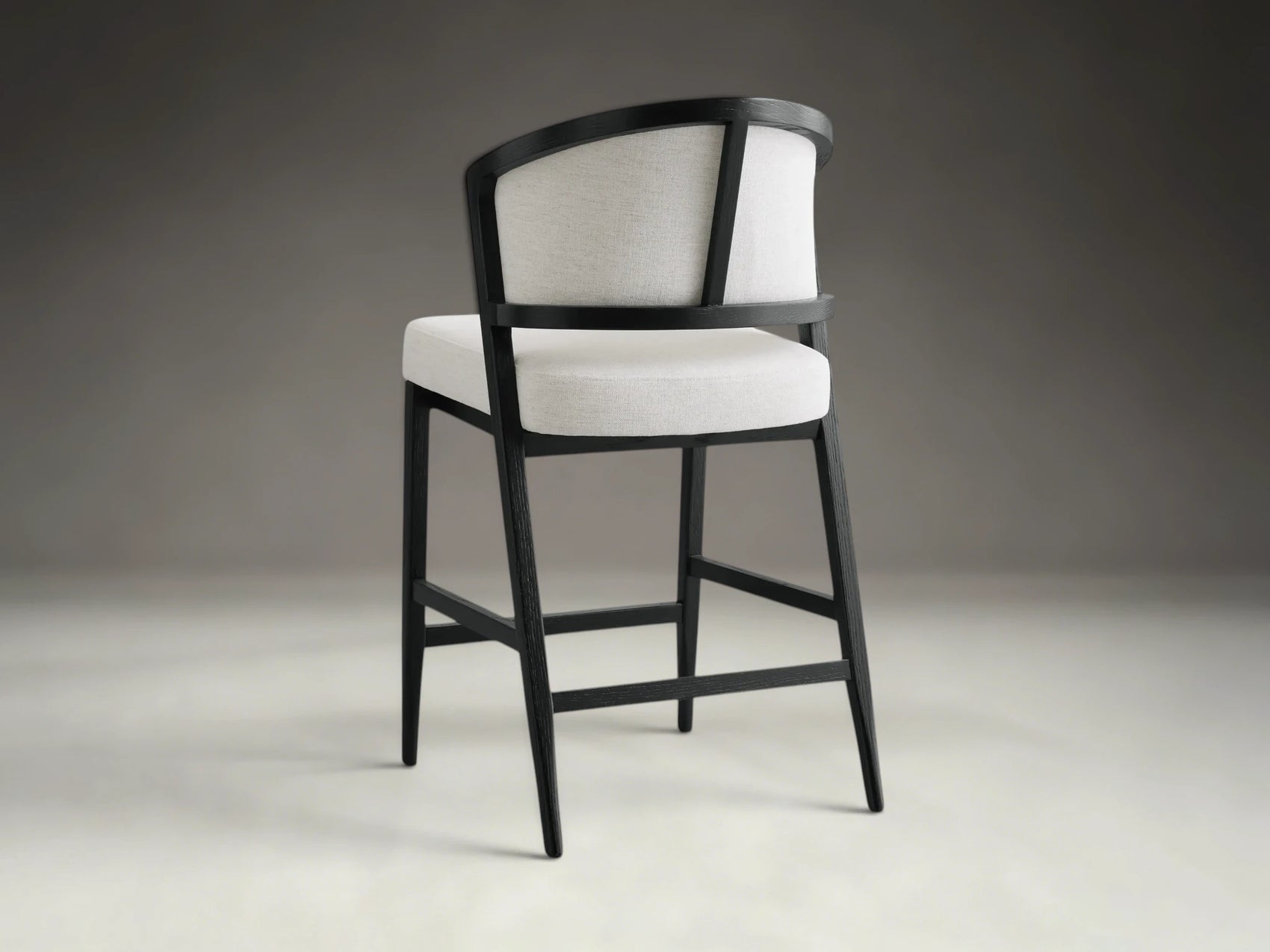 Aimay Upholstered Back Armless Counter Stool