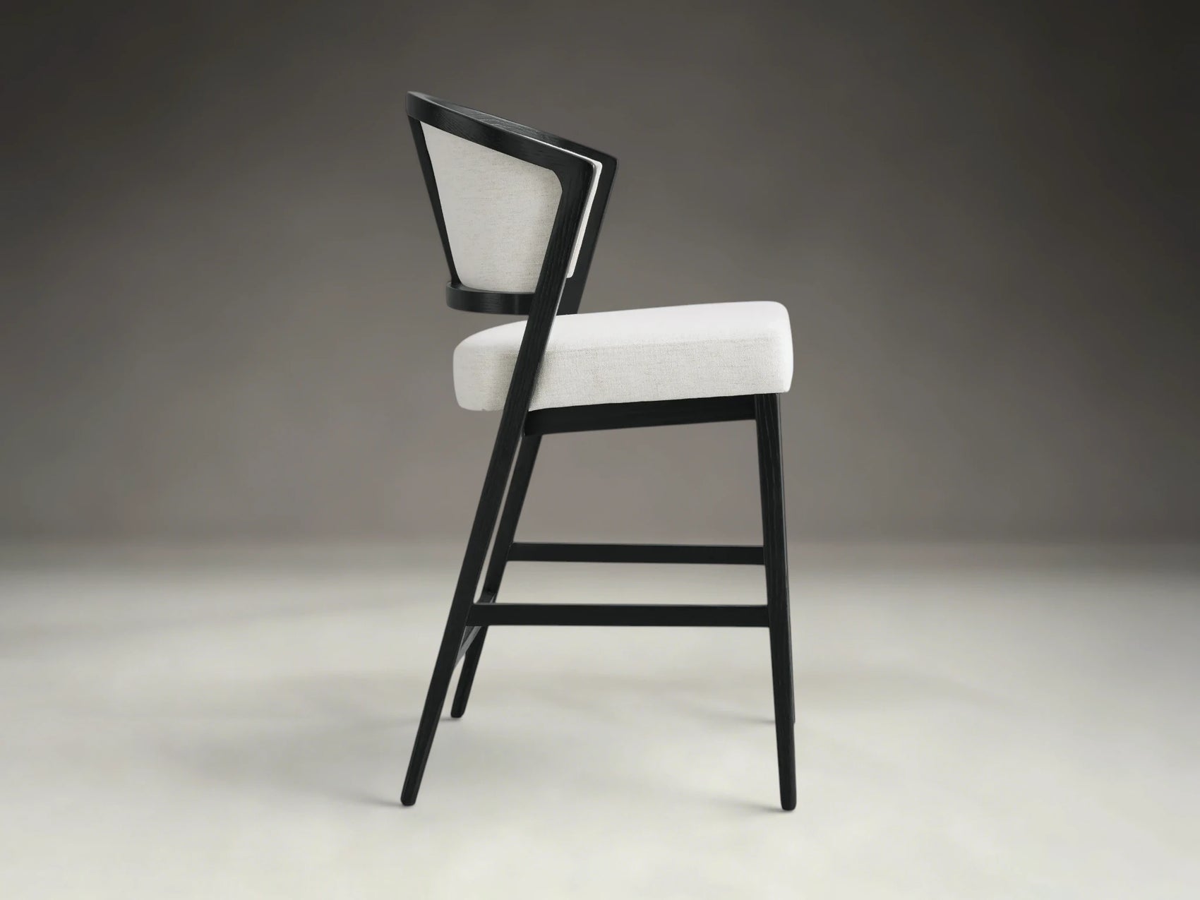 Aimay Upholstered Back Armless Counter Stool
