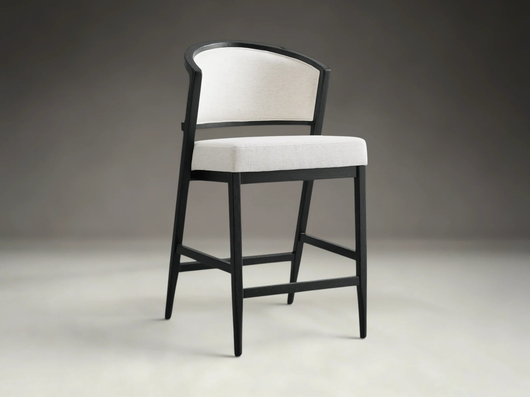 Aimay Upholstered Back Armless Counter Stool