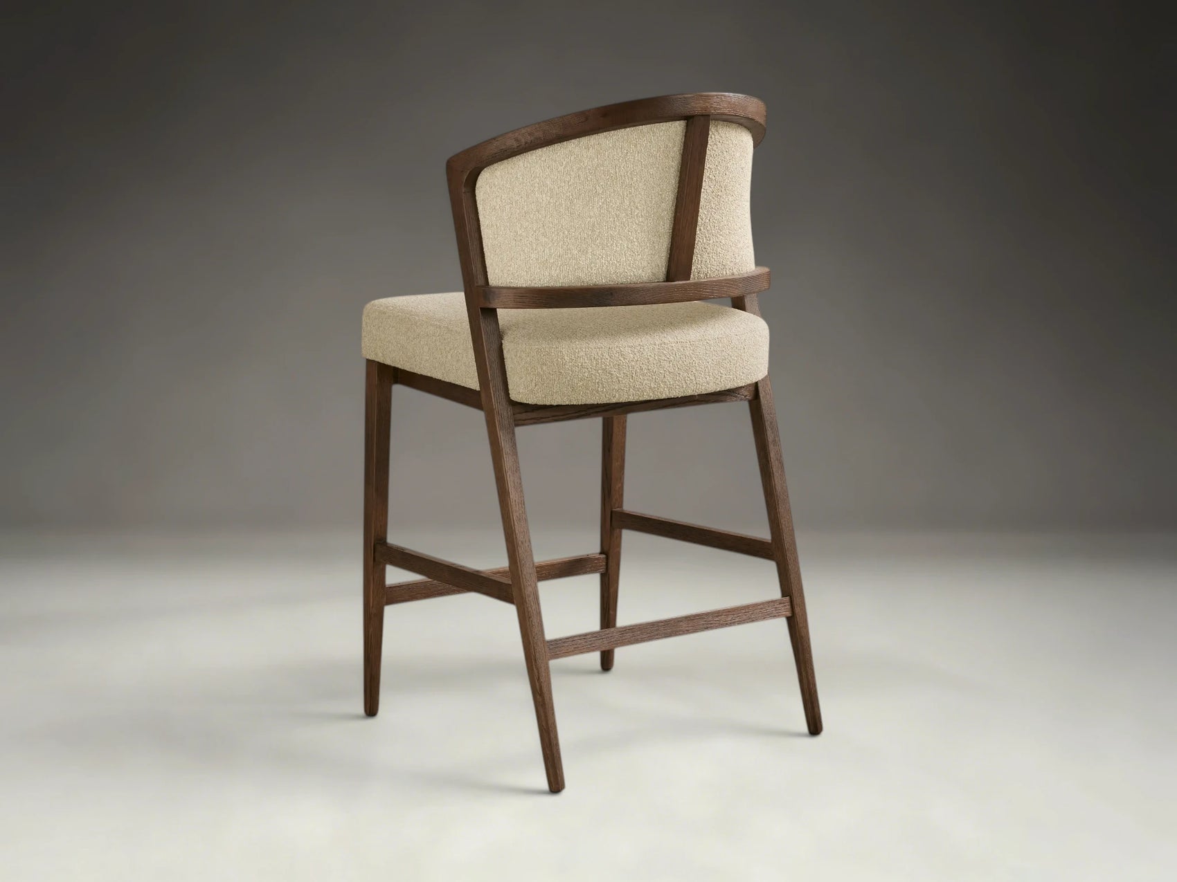 Aimay Upholstered Back Armless Counter Stool