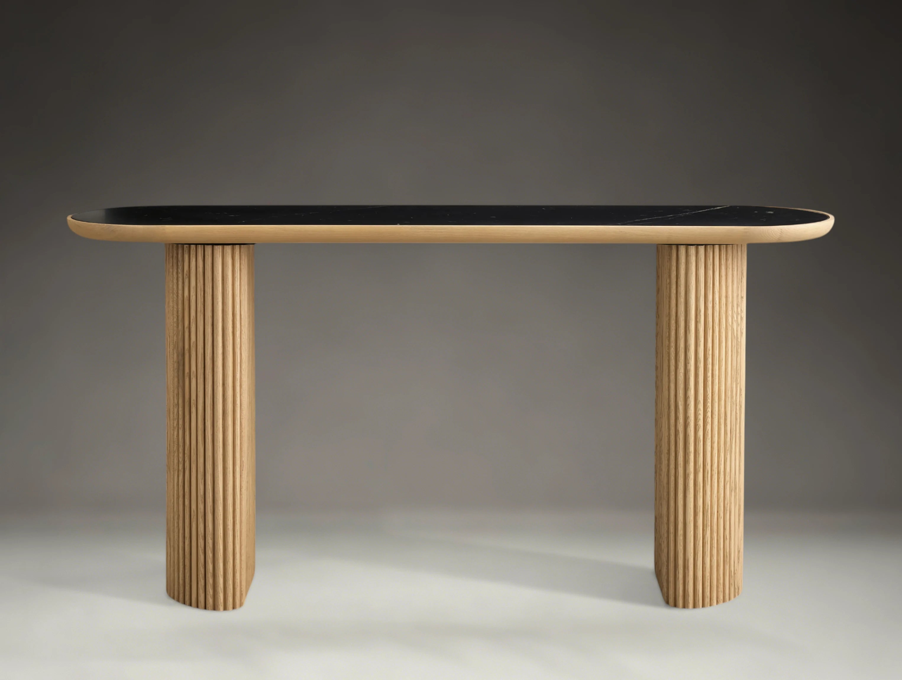 Avero Fluted Console Table