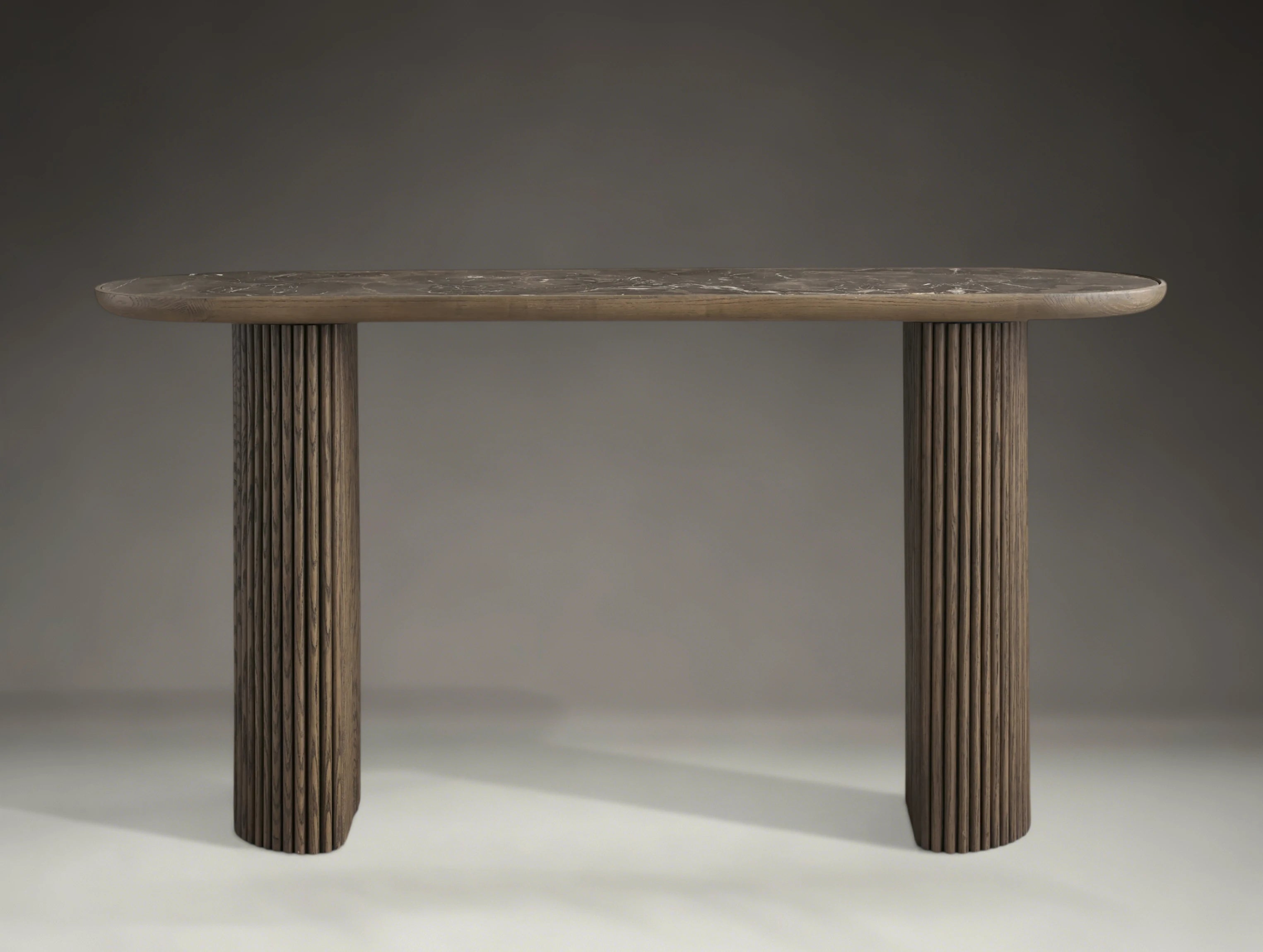 Avero Fluted Console Table