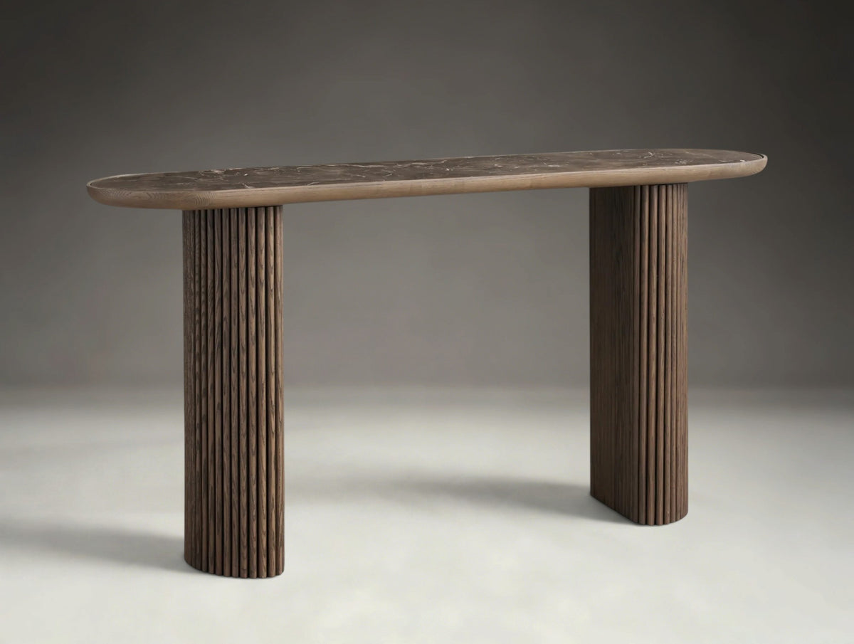 Avero Fluted Console Table