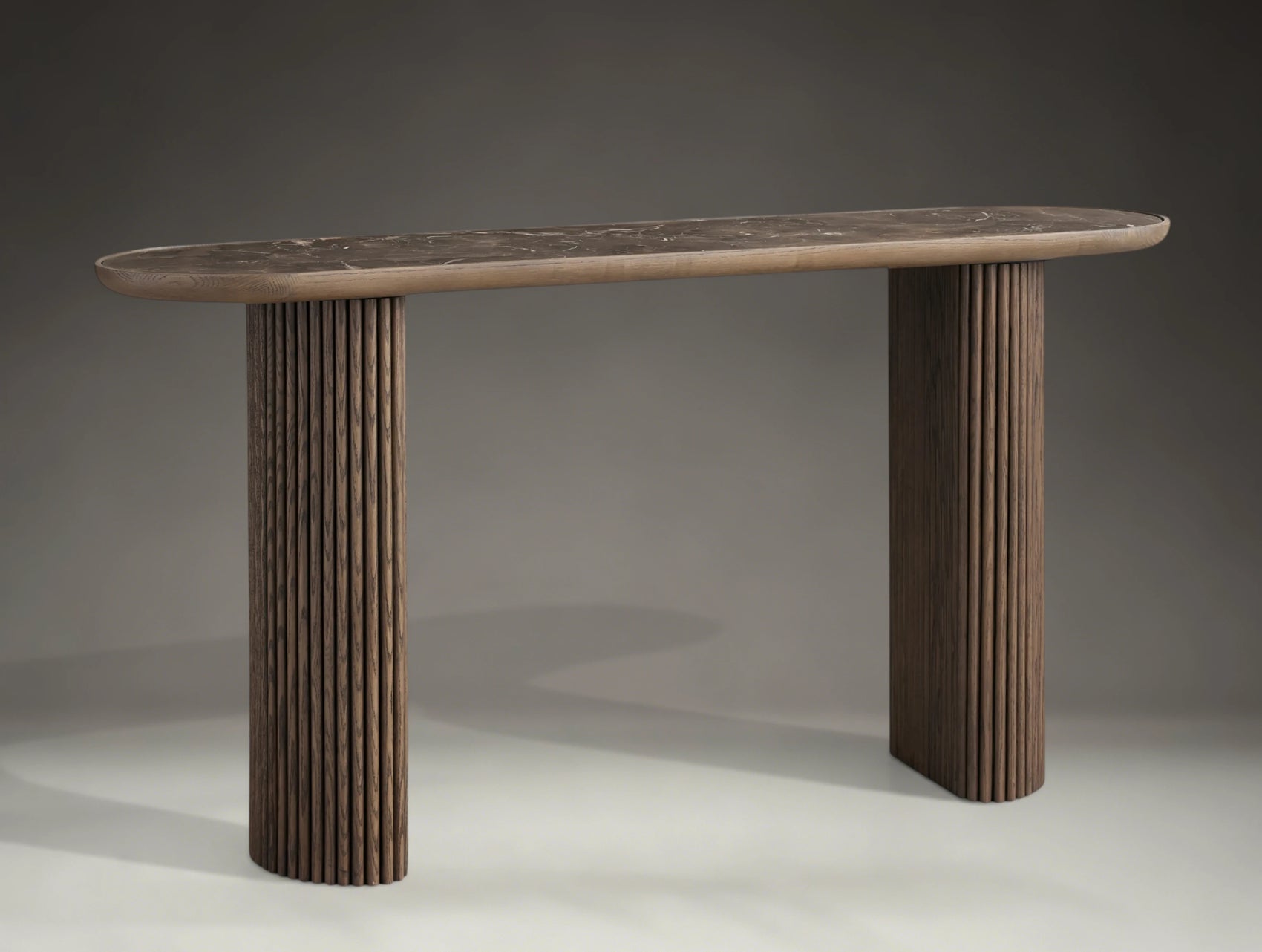 Avero Fluted Console Table