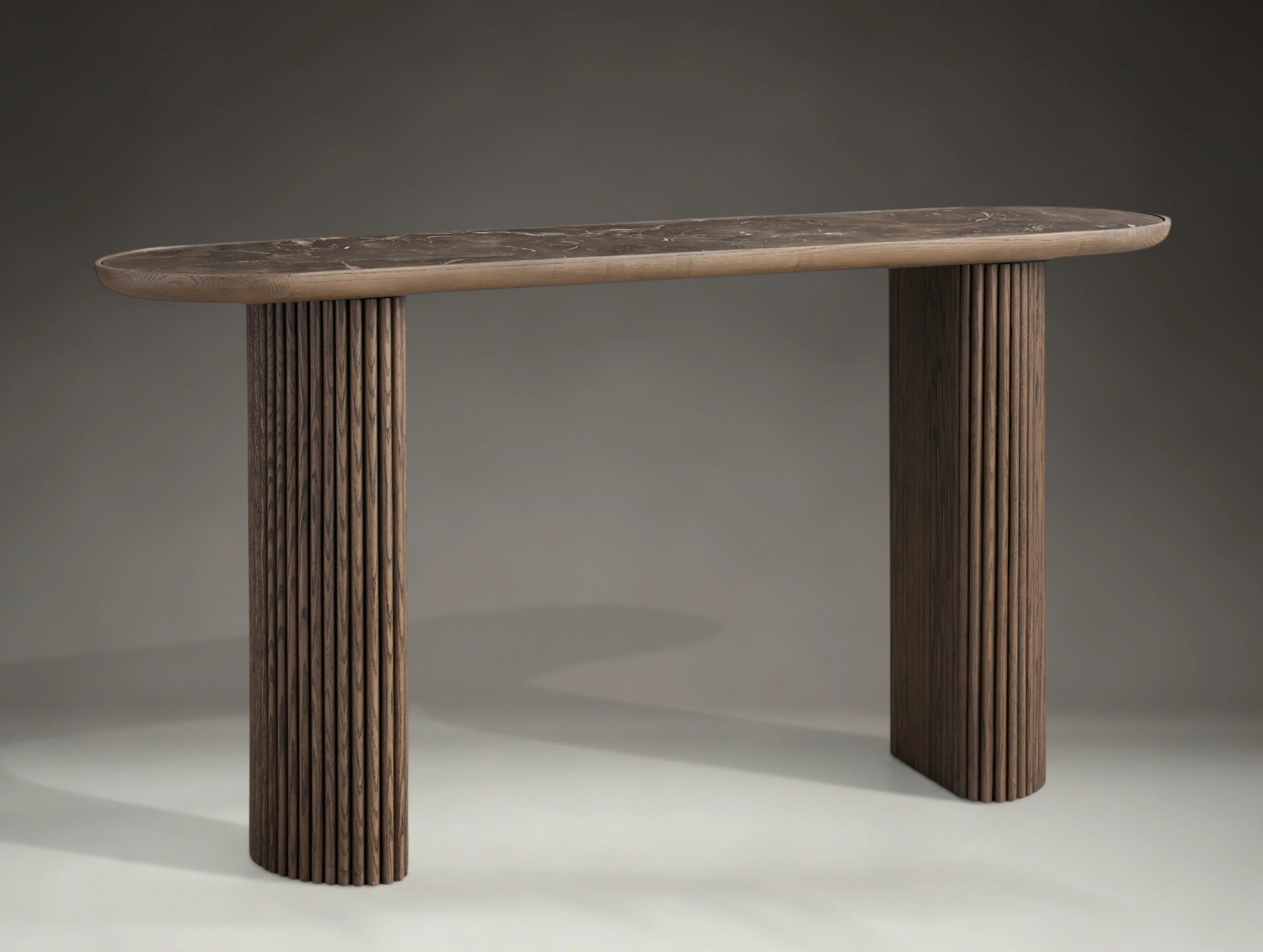 Avero Fluted Console Table