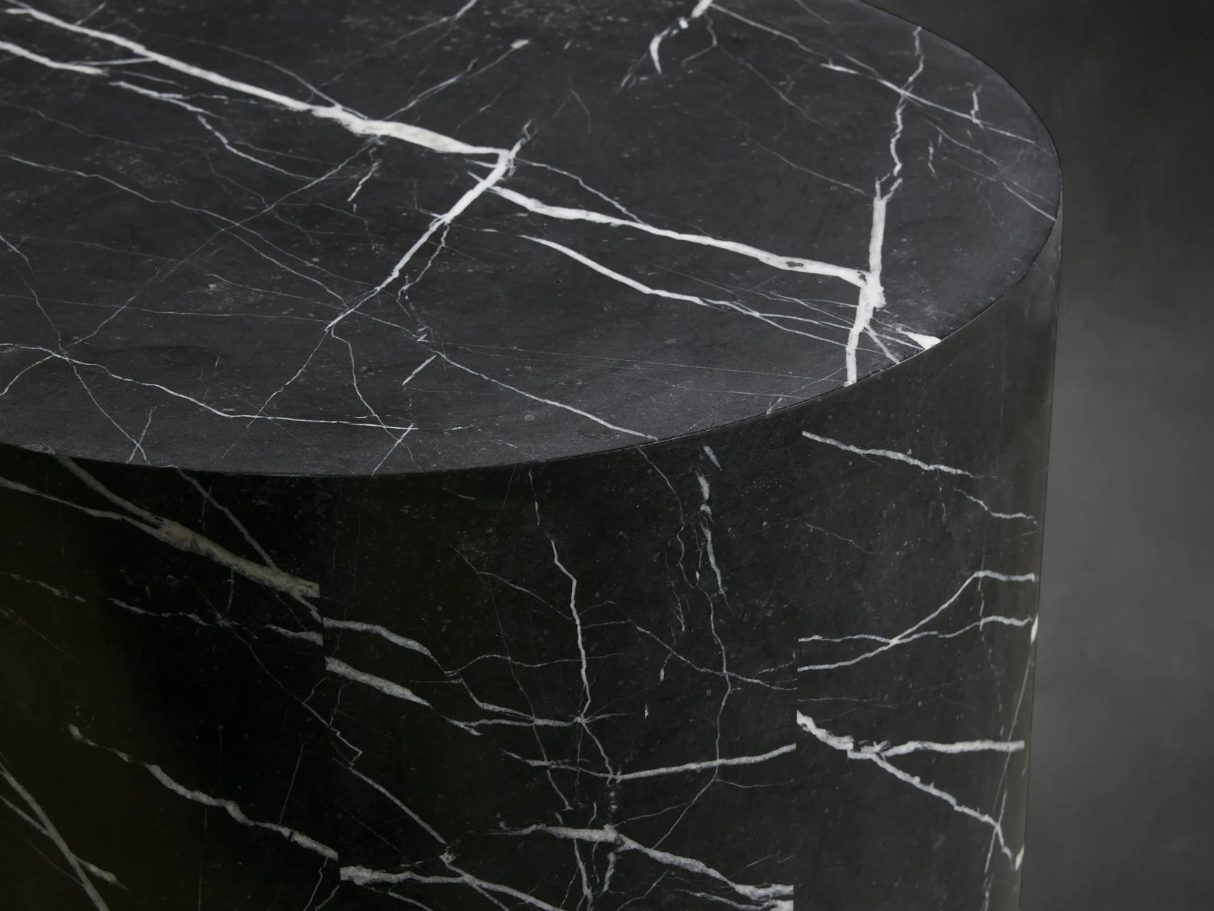 Burlwood Stone End Table