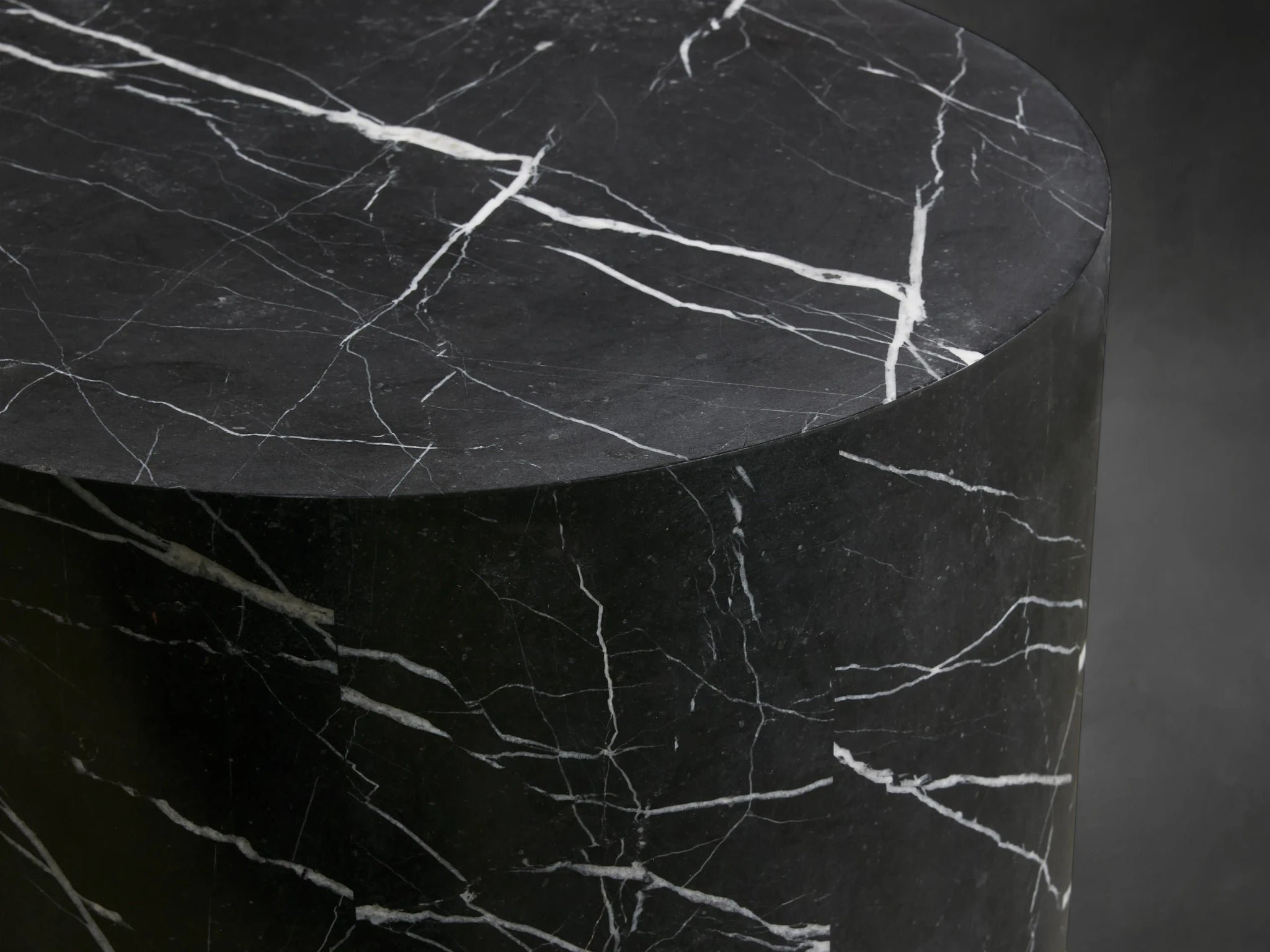 Burlwood Stone End Table