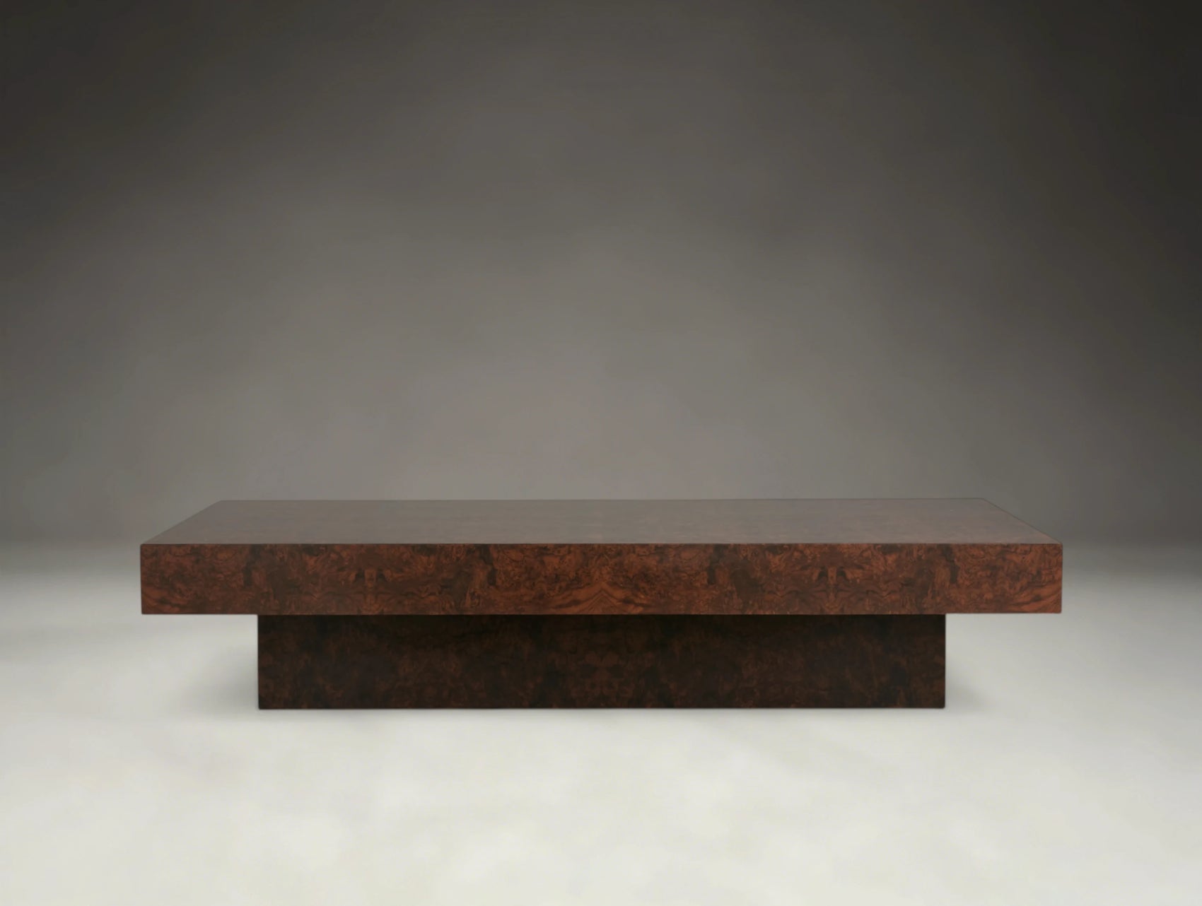 Burlwood Monolith Coffee Table