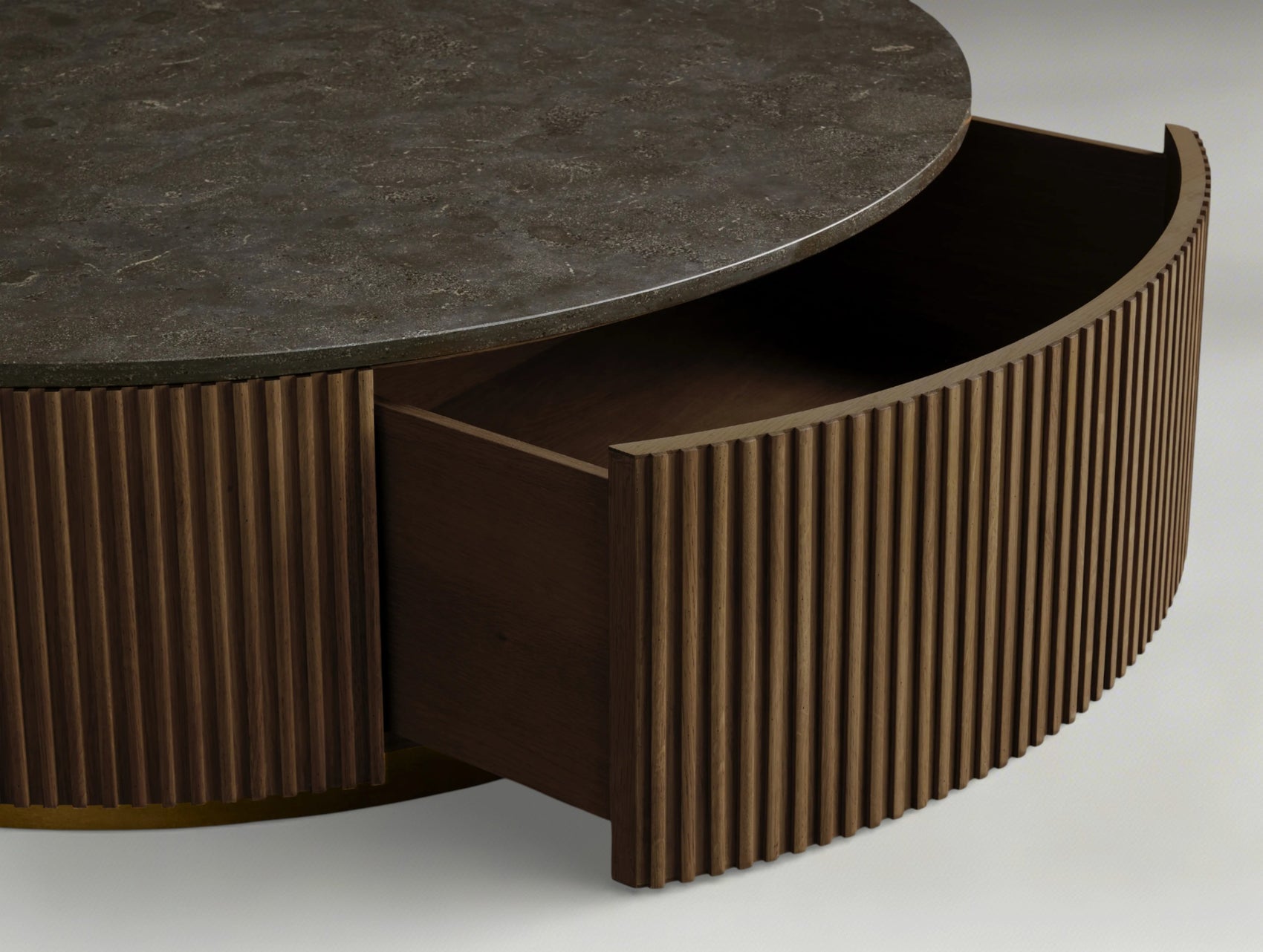 Pinecrest Round Storage Coffee Table