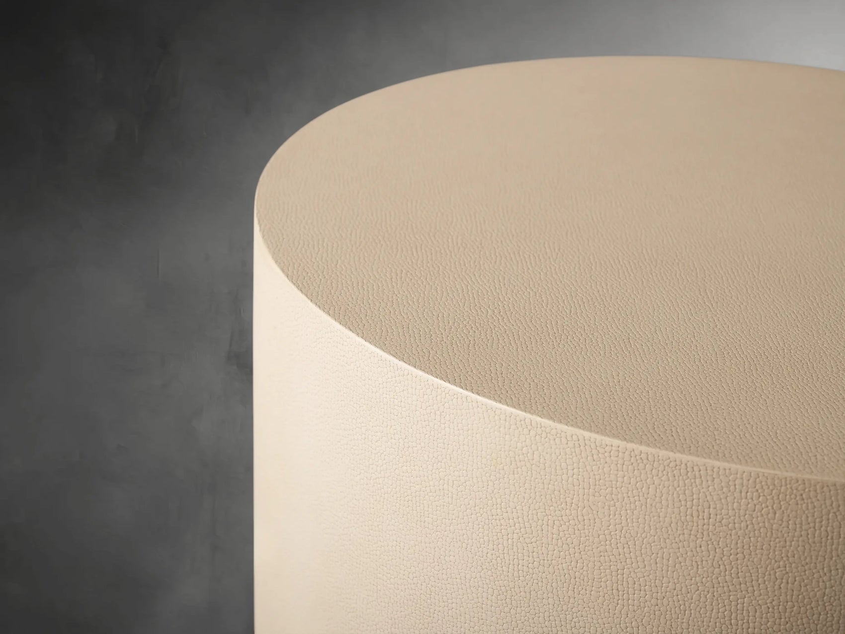 Malvern Round Plinth End Table