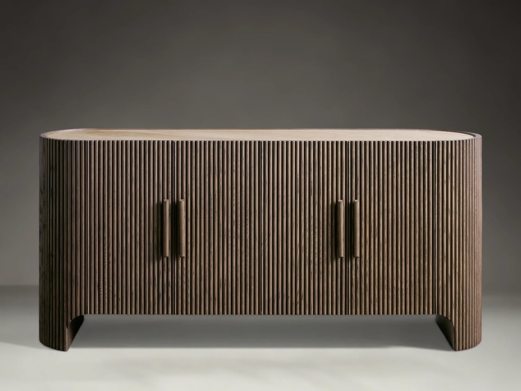 Avero Curved Reeded Sideboard