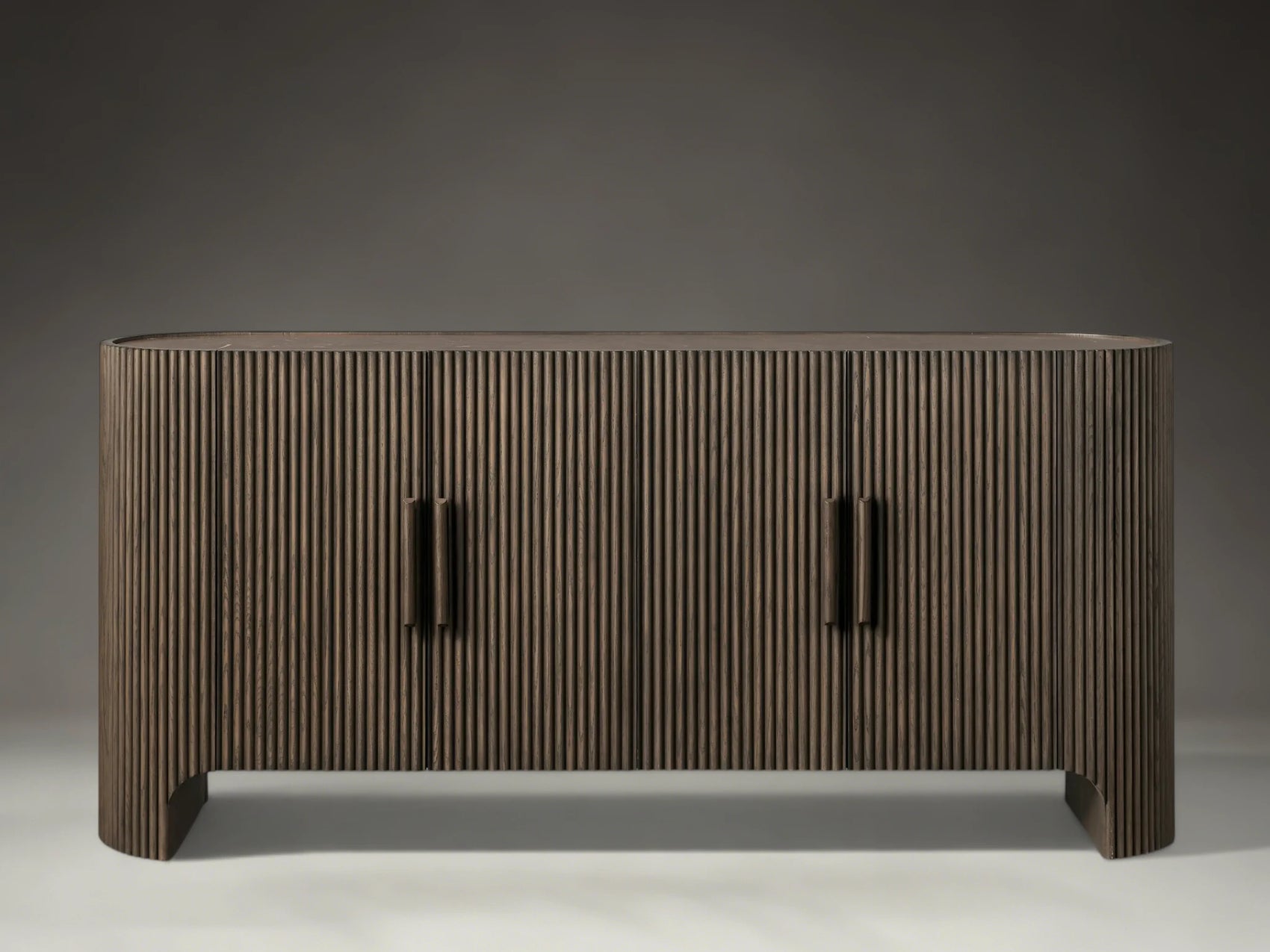 Avero Curved Reeded Sideboard