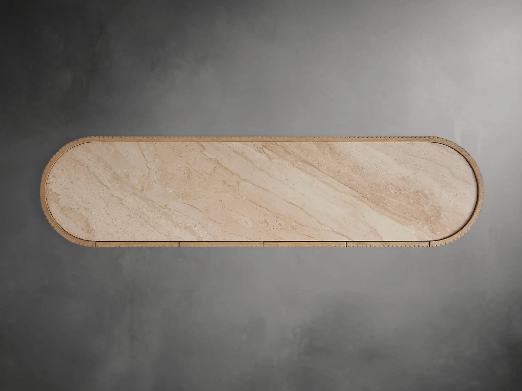 Avero Curved Reeded Sideboard
