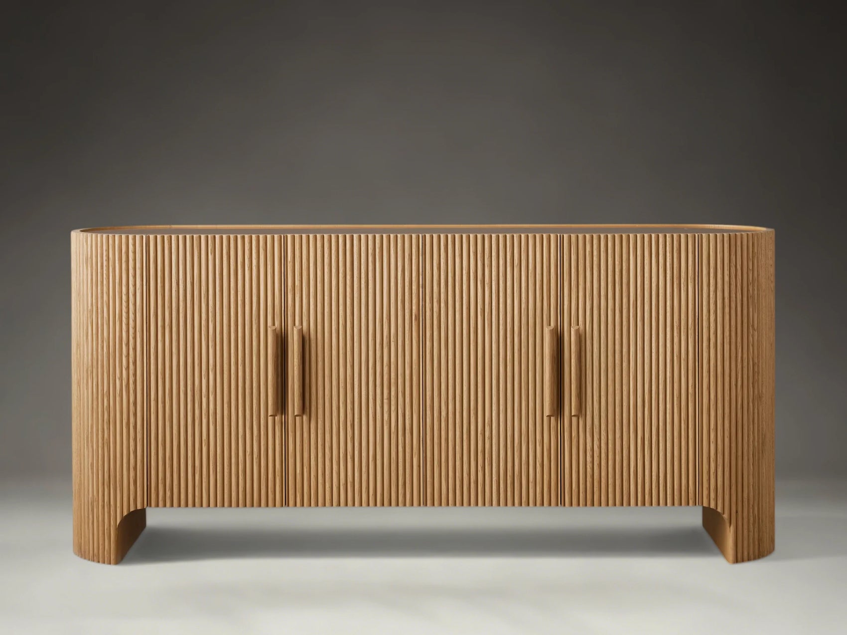 Avero Curved Reeded Sideboard