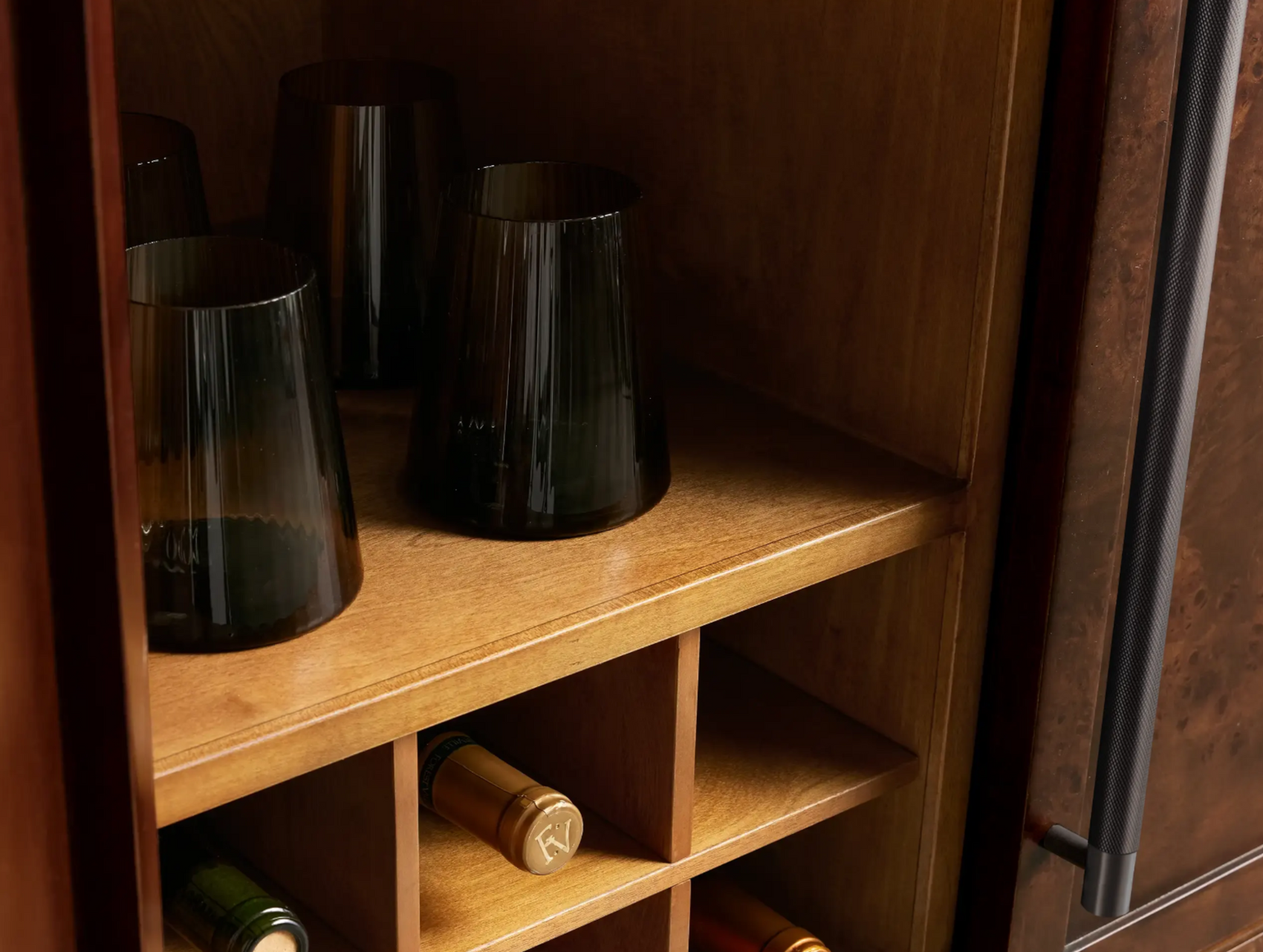 Harlan Burl Bar Cabinet