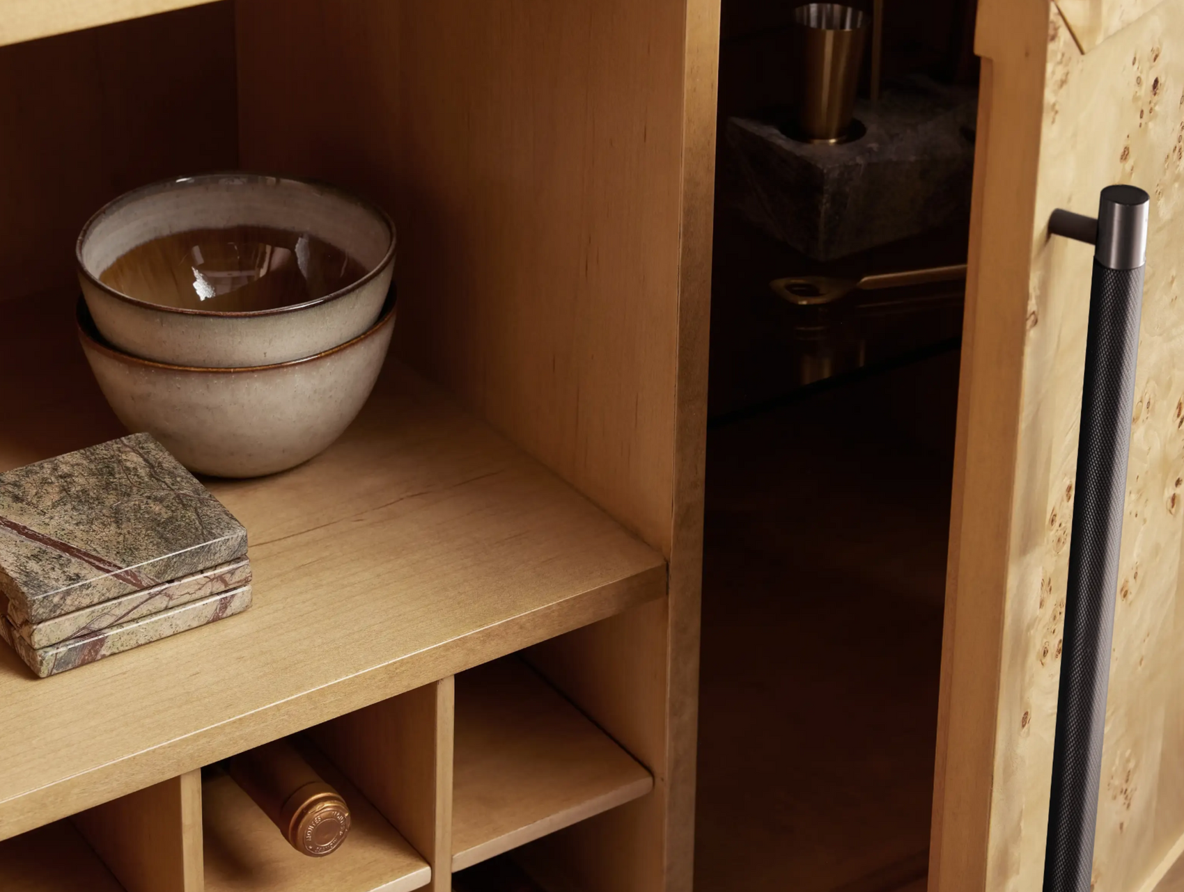 Harlan Burl Bar Cabinet