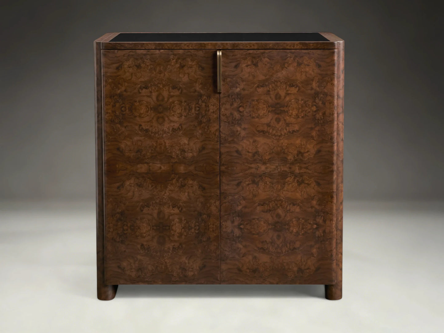 Morlen Burl Wood Cabinet